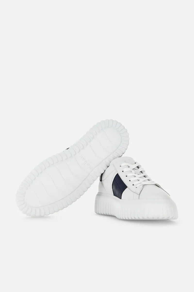 Hogan H-Stripe con Banda Bianco/Blu Uomo-4