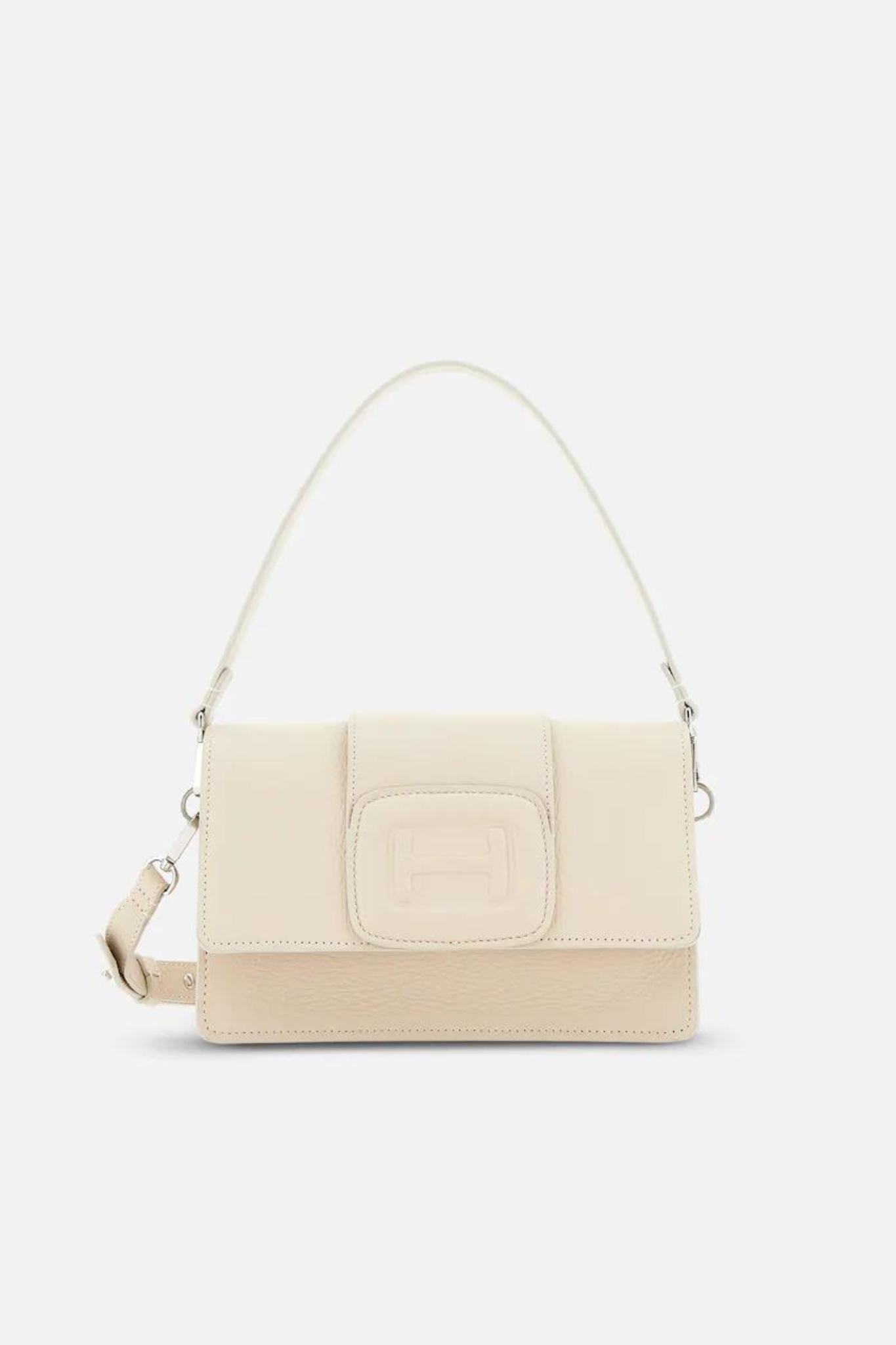 Hogan H-bag Rectangular Ivory Women-1