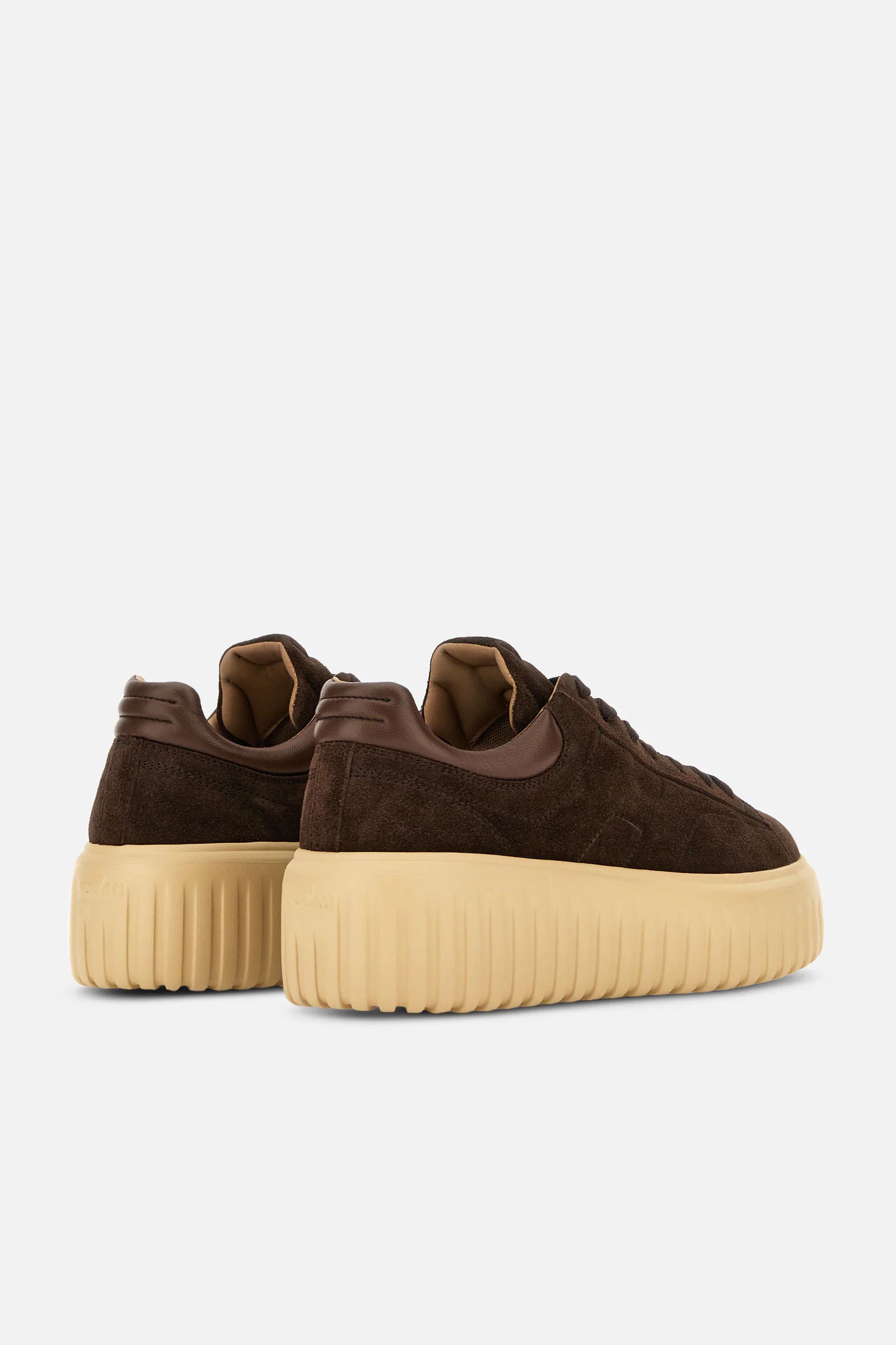 Hogan H-stripe Suede Cioccolato Donna-3