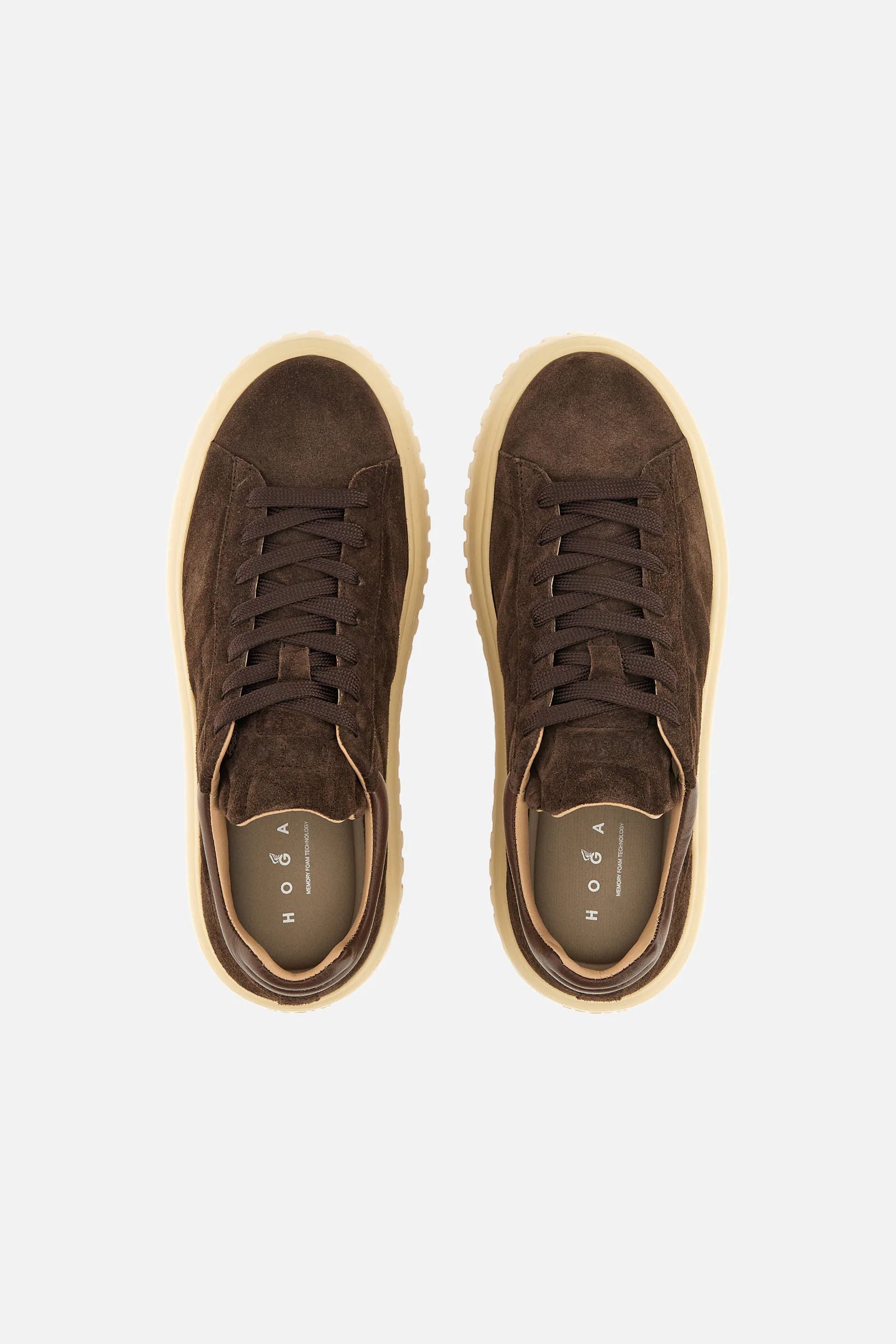 Hogan H-stripe Suede Cioccolato Donna-5