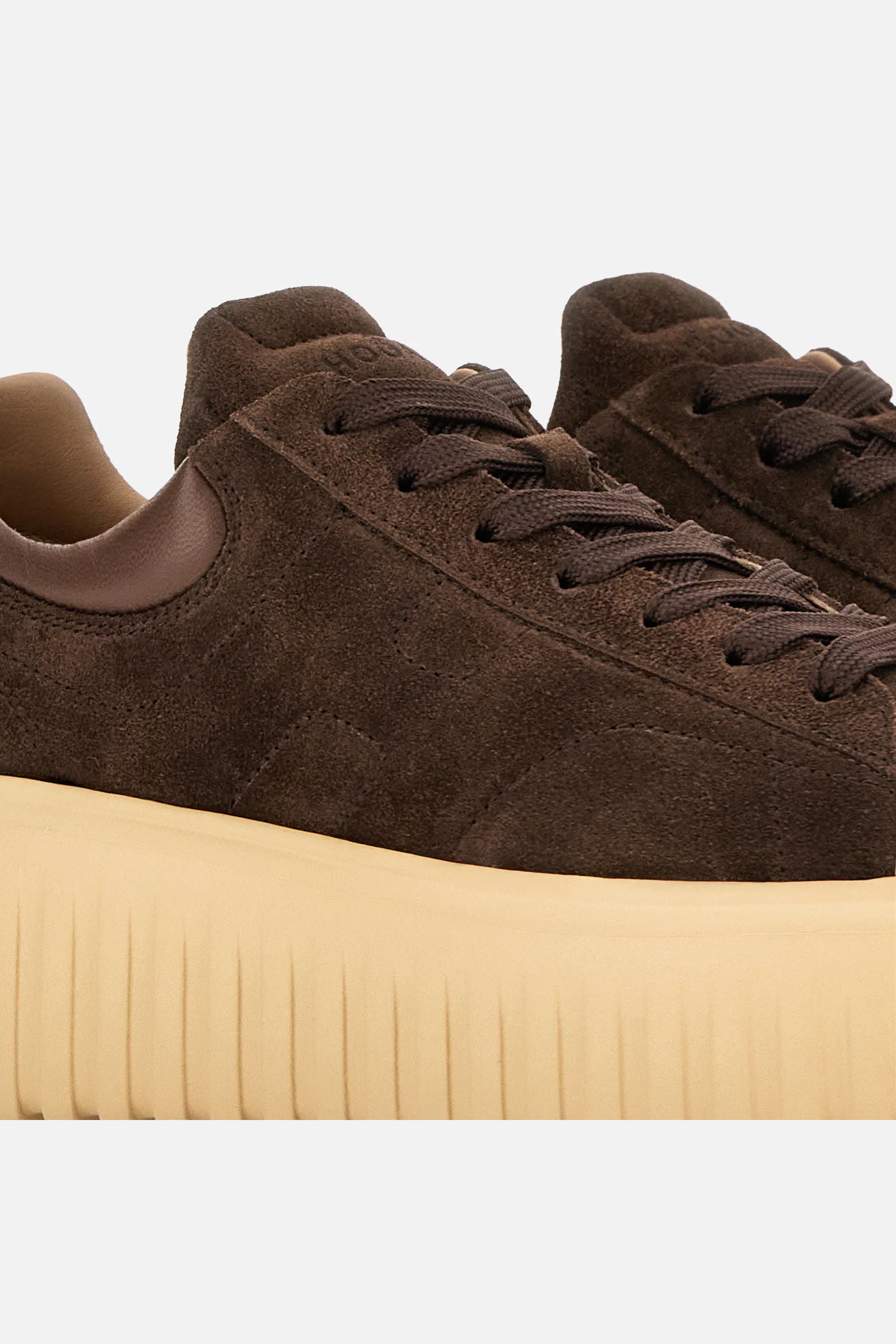 Hogan H-stripe Suede Cioccolato Donna-6