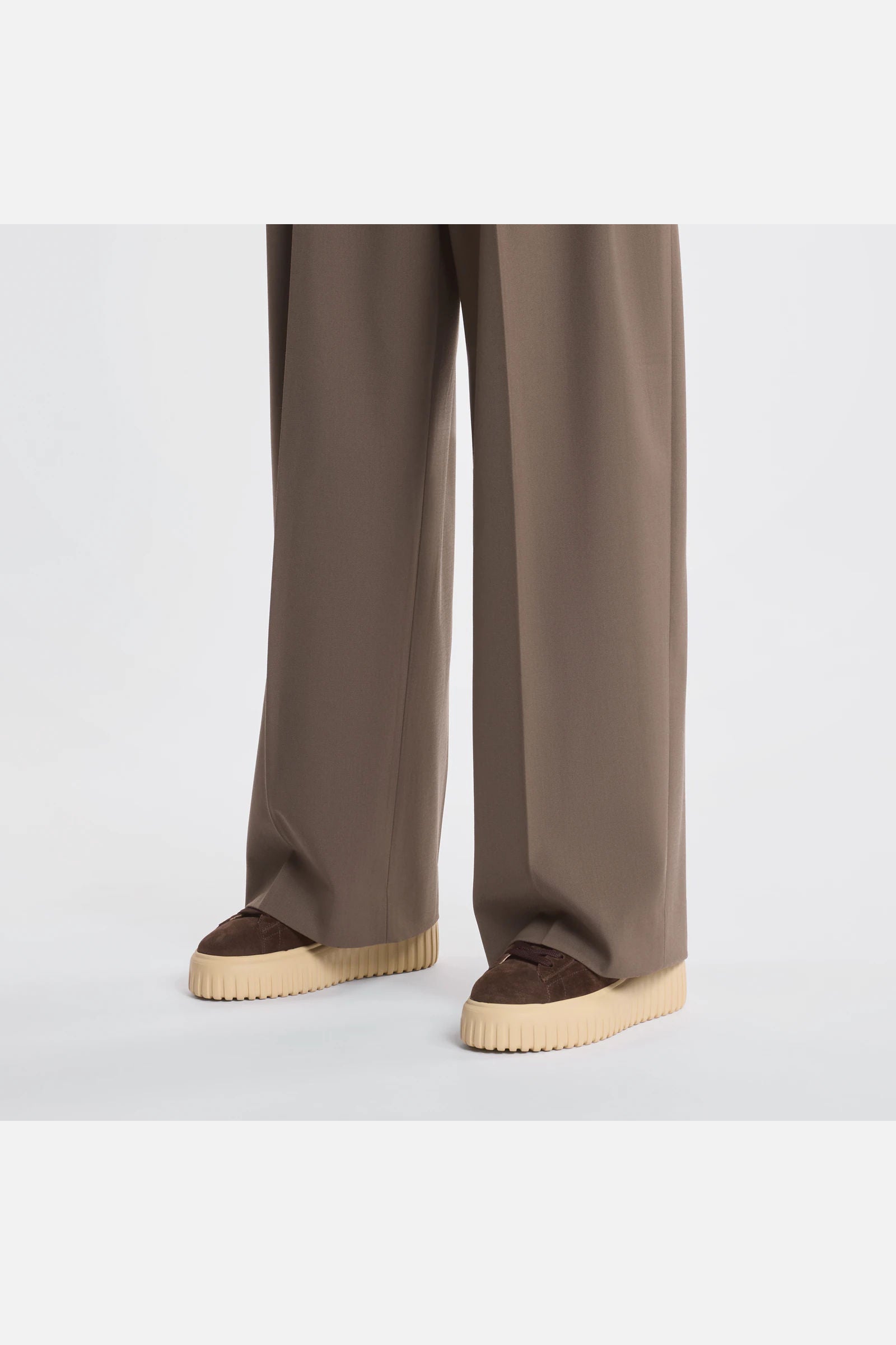 Hogan H-stripe Suede Cioccolato Donna-7