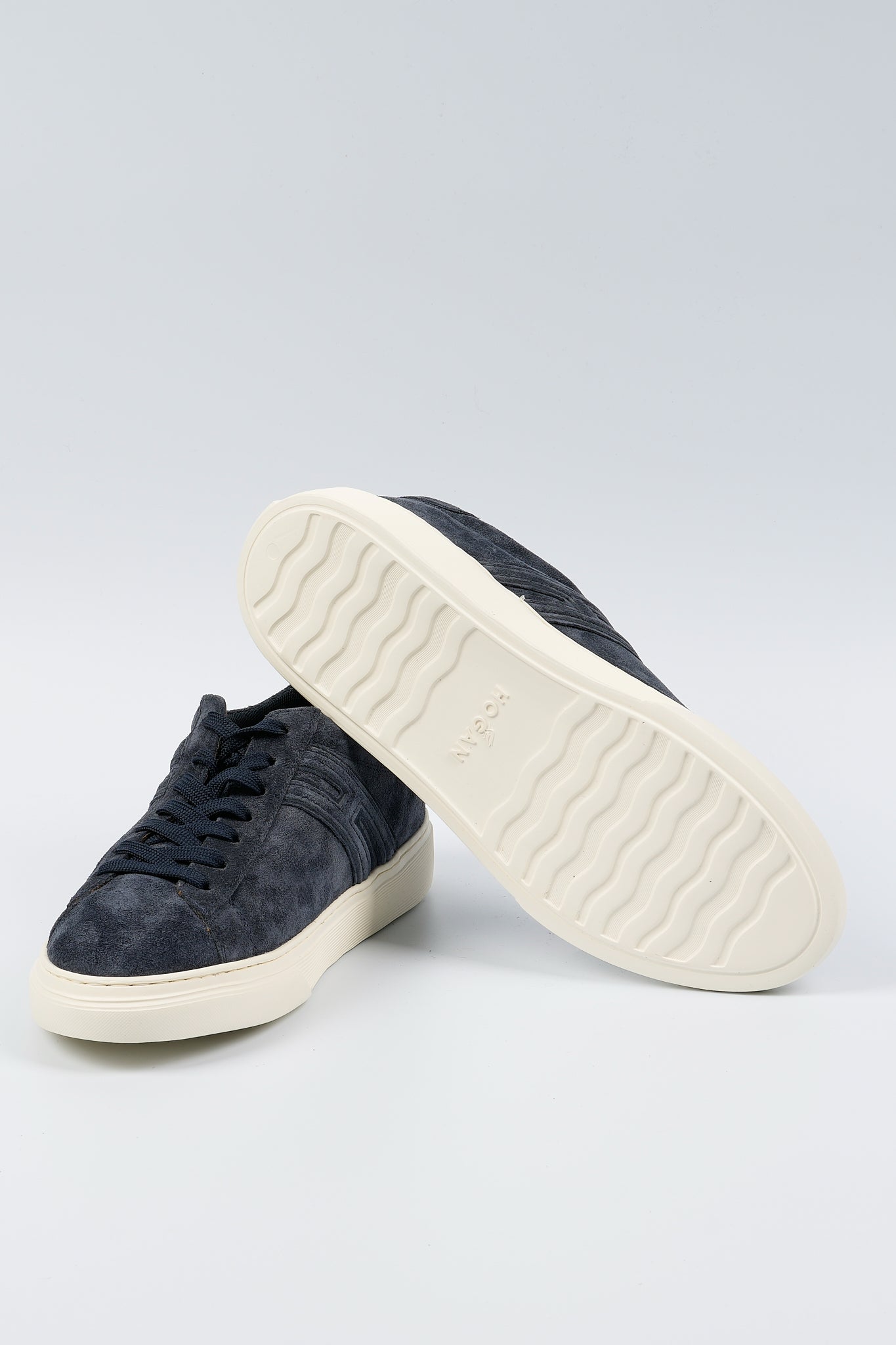 Hogan H365 Sneaker Scamosciato Blu Uomo-5