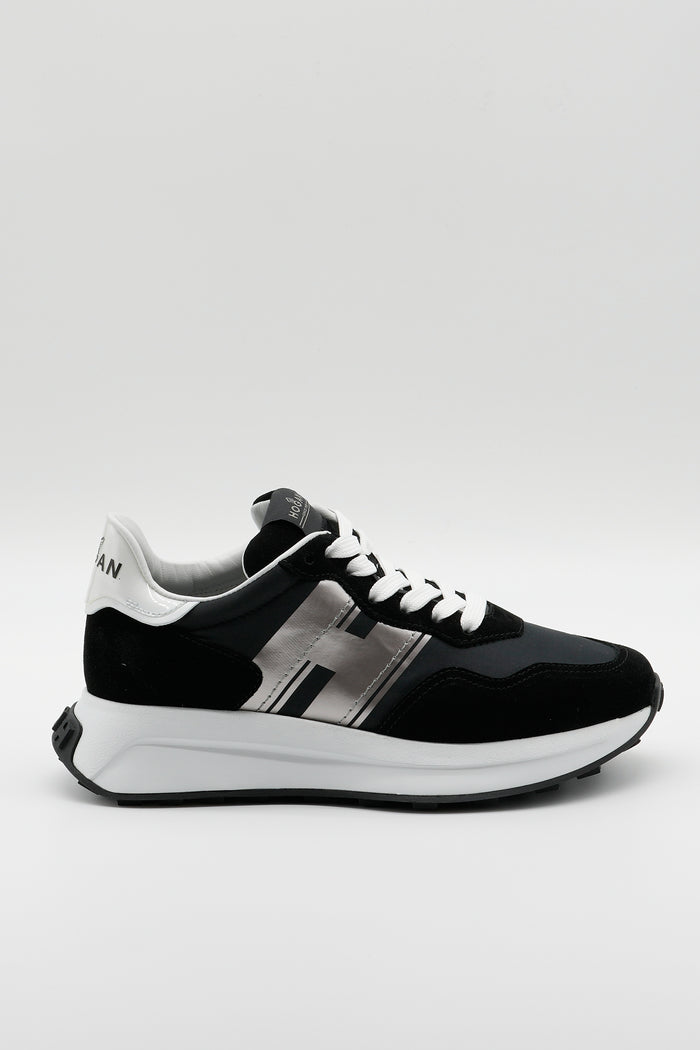 Hogan H641 Running Nero/silver Donna