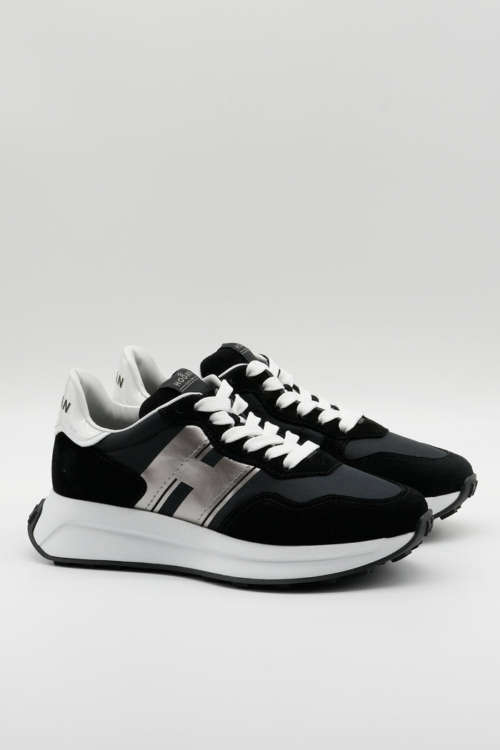 Hogan H641 Running Nero/silver Donna-2