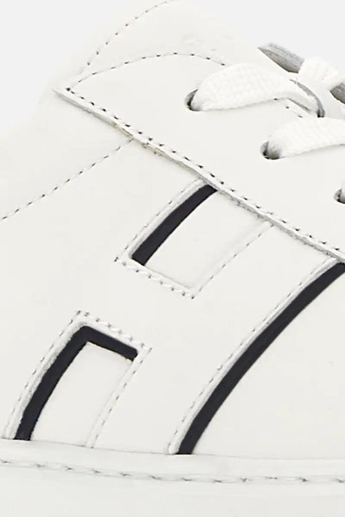 Hogan H6910 Rebel in Pelle Bianco/Blu Uomo-2