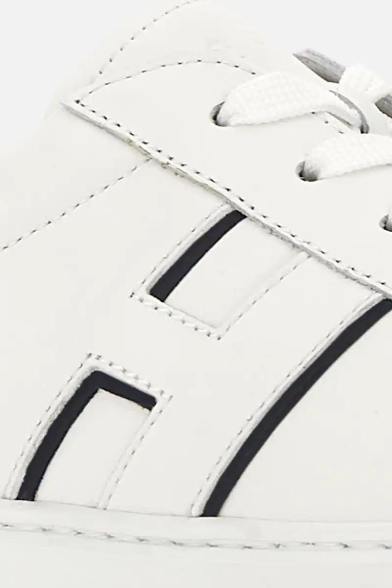 Hogan H6910 Rebel in Pelle Bianco/Blu Uomo-2