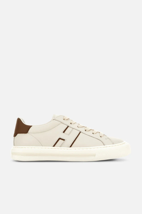 Hogan H691 Pelle Sneaker Yogurt Uomo