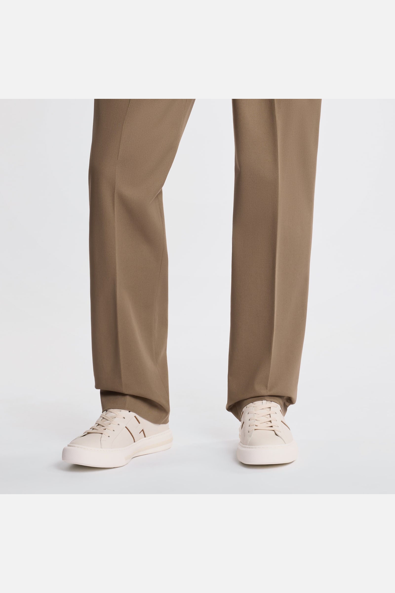 Hogan H691 Pelle Sneaker Yogurt Uomo-7
