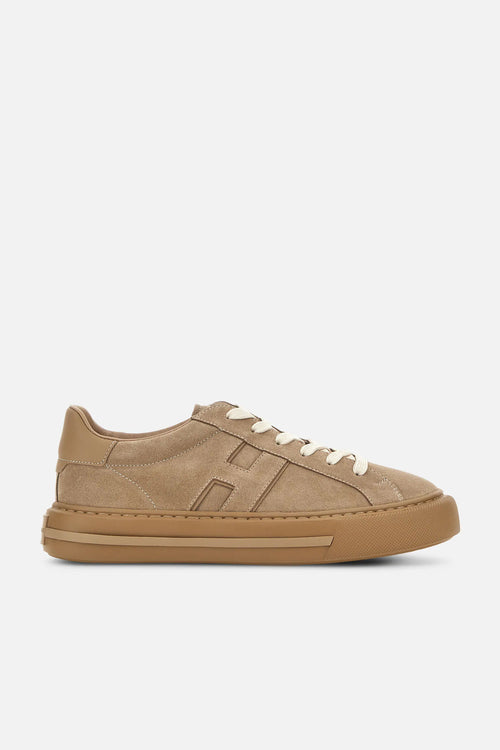 Hogan H691 Suede Sneaker Biscotto Uomo