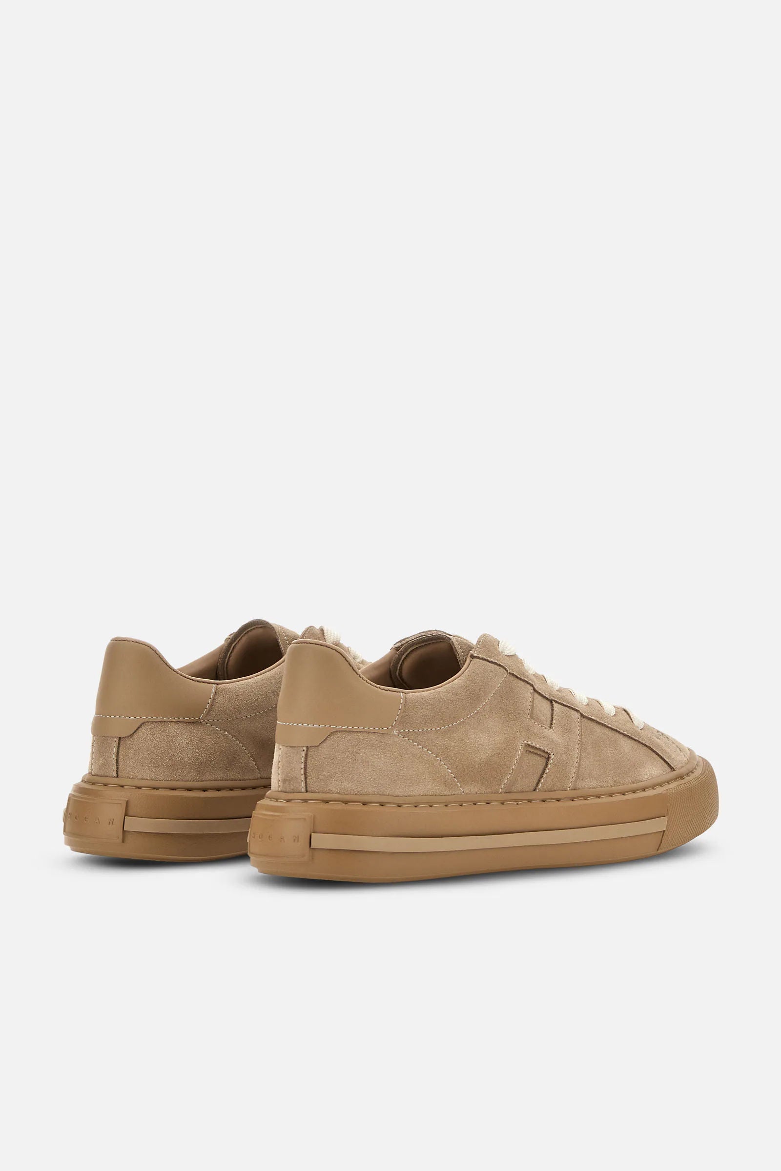 Hogan H691 Suede Sneaker Biscotto Uomo-3