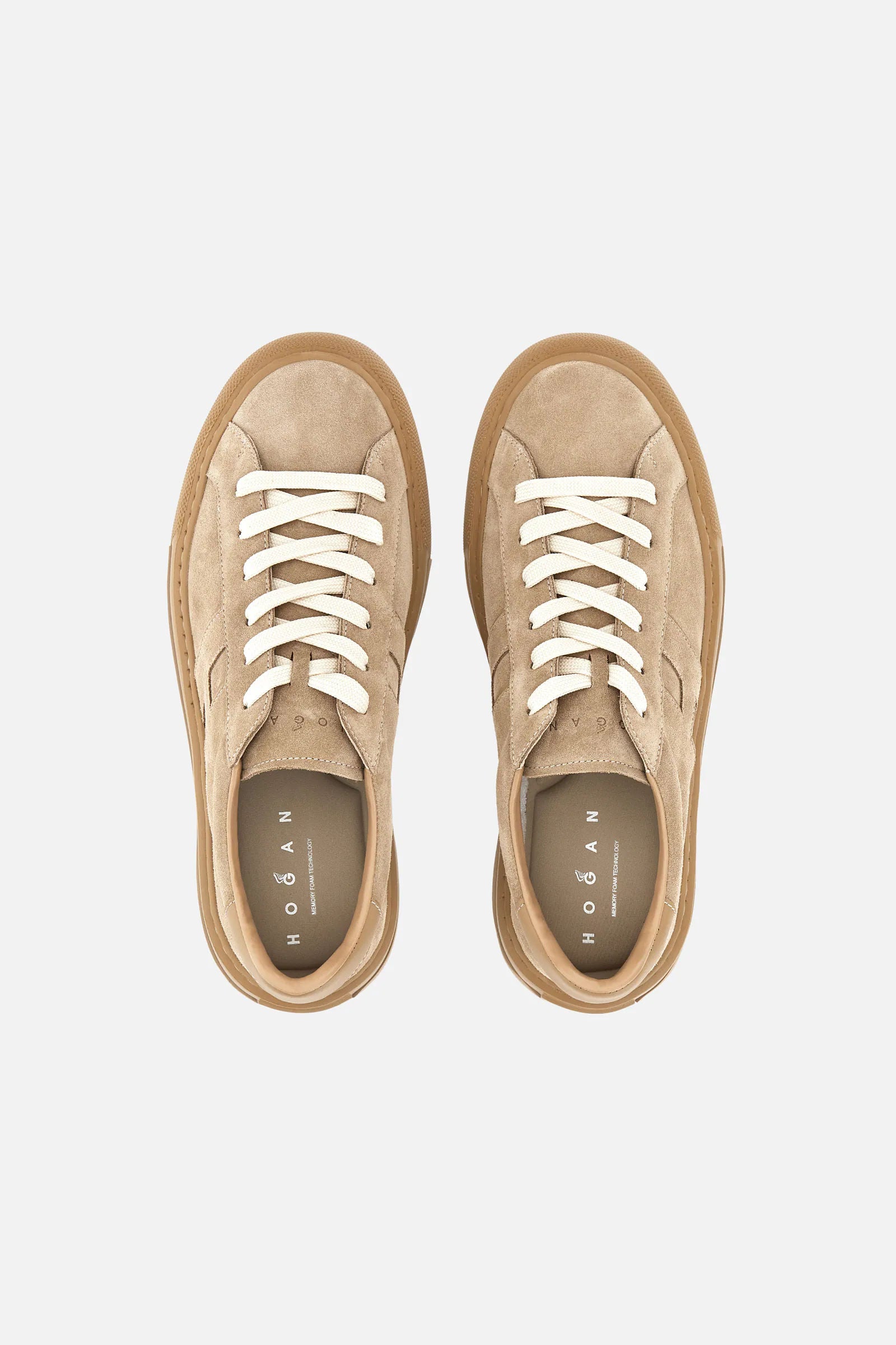 Hogan H691 Suede Sneaker Biscotto Uomo-5