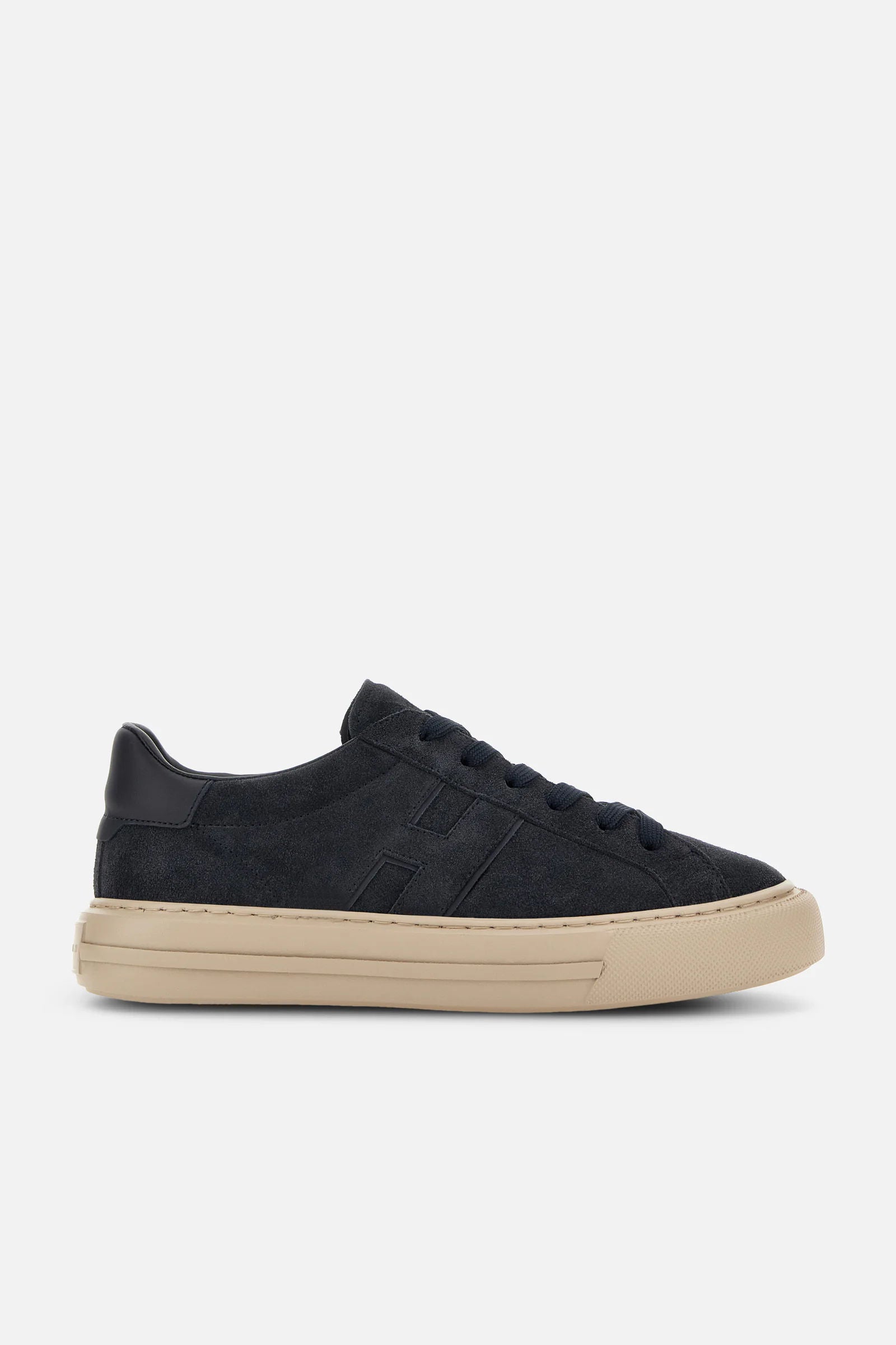 Hogan H691 Suede Sneaker Blu Uomo-1