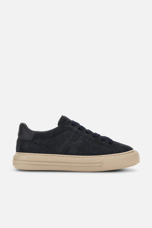 Hogan H691 Suede Sneaker Blu Uomo