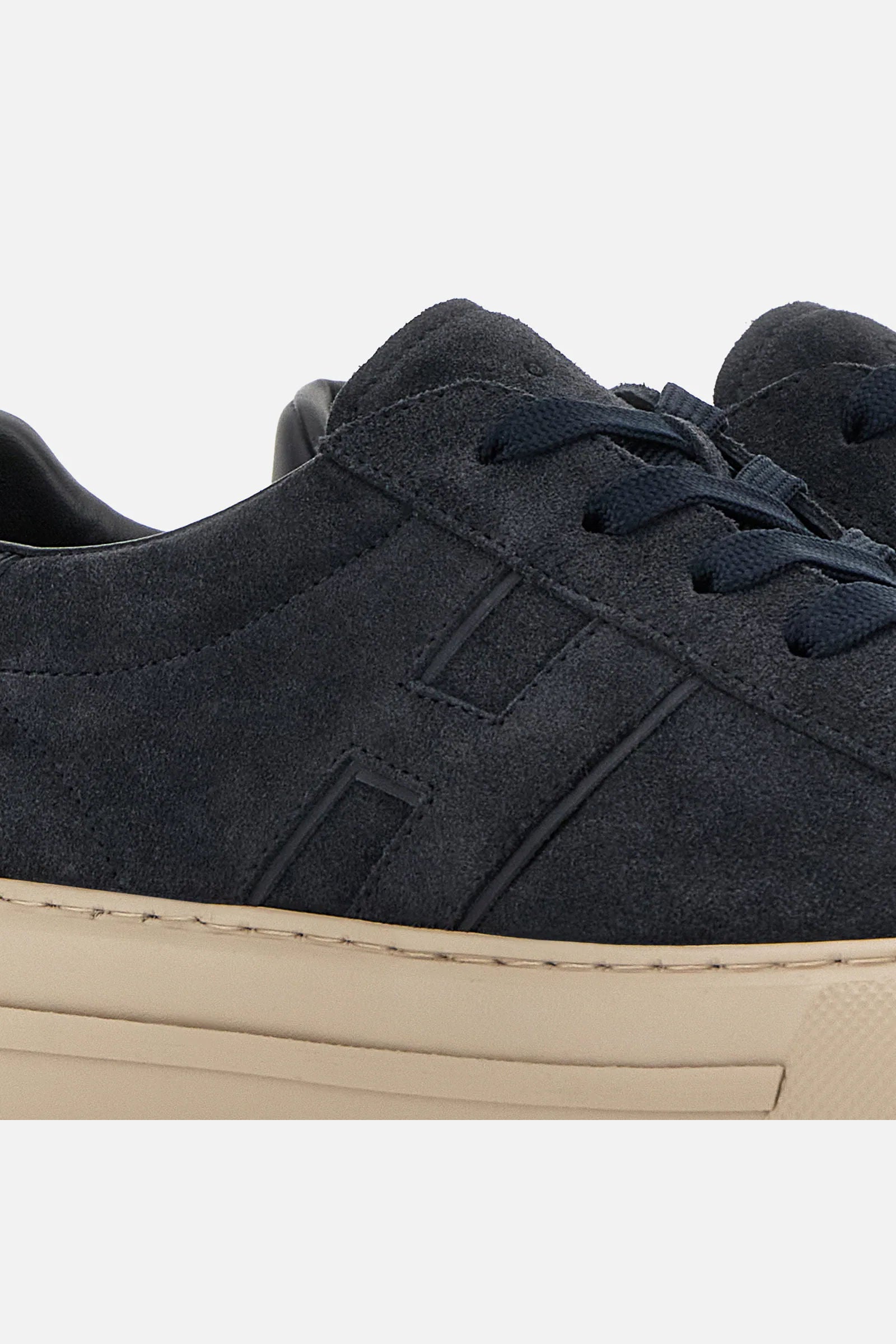 Hogan H691 Suede Sneaker Blu Uomo-6