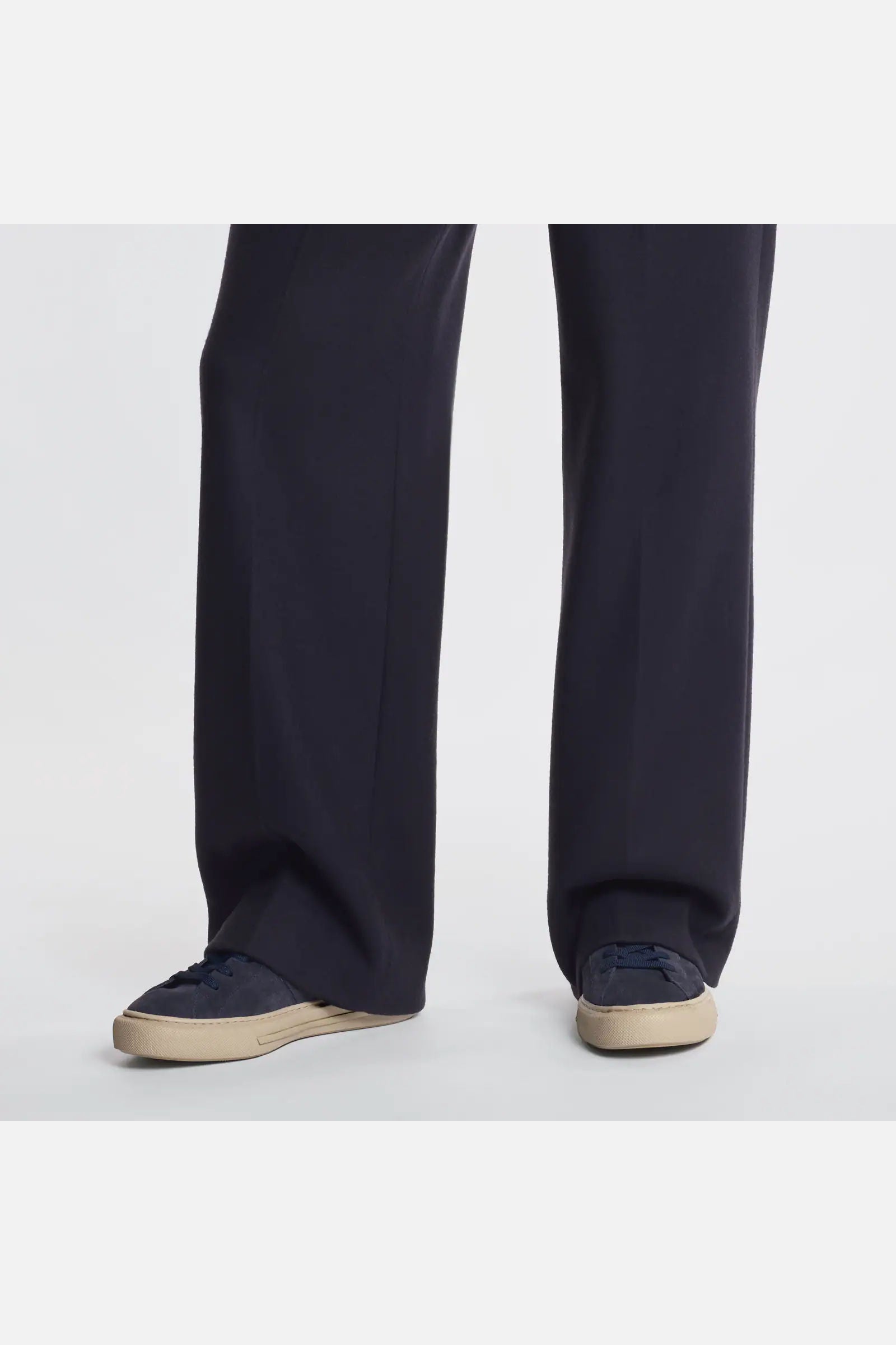 Hogan H691 Suede Sneaker Blu Uomo-7