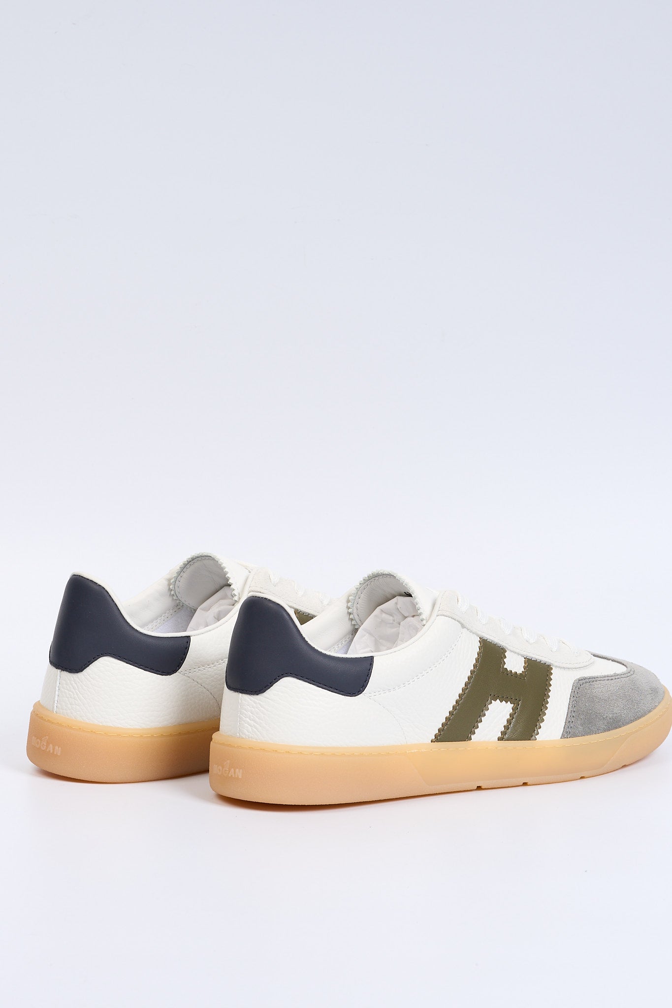 Hogan H Cool Pelle Bianco/grigio Uomo-4