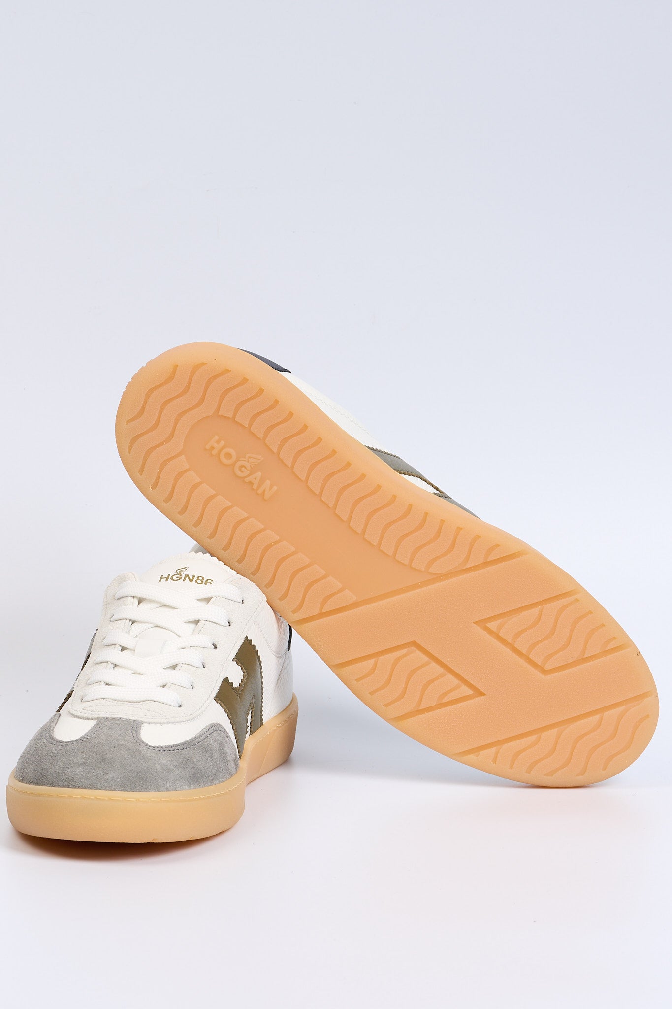 Hogan H Cool Pelle Bianco/grigio Uomo-7