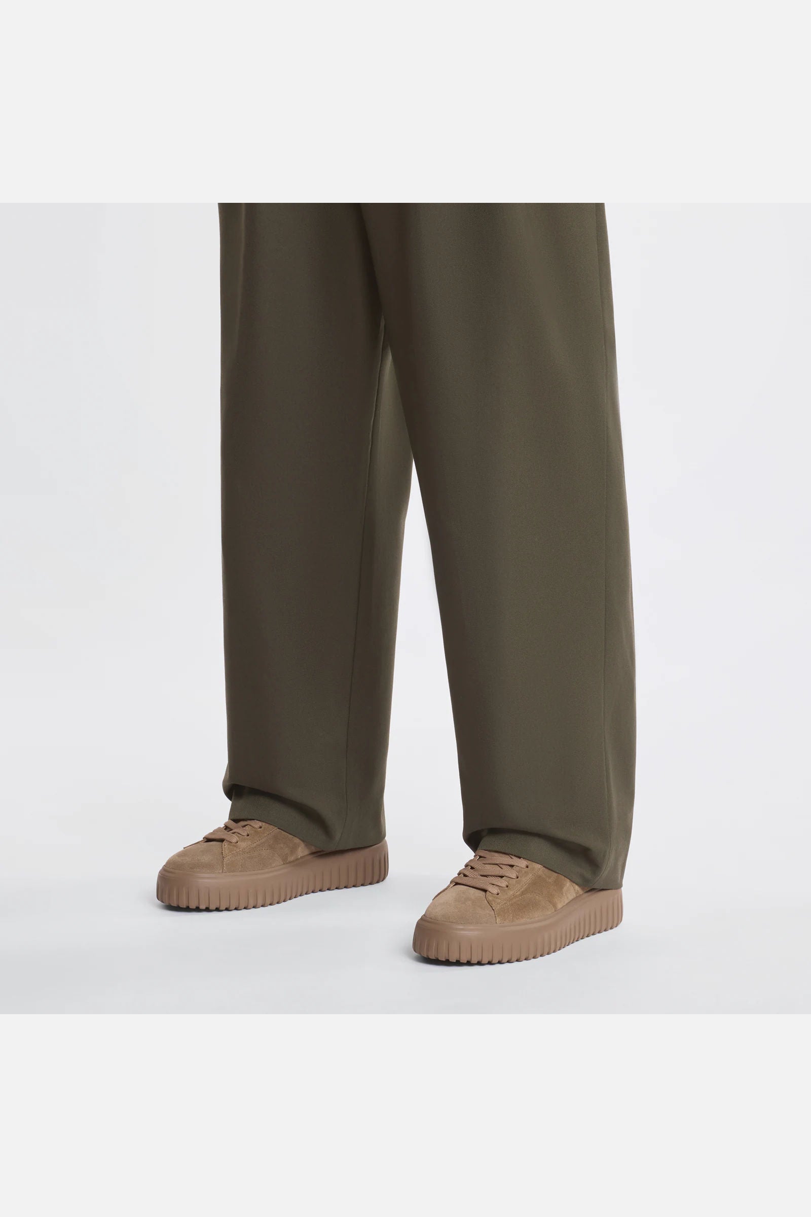 Hogan H Stripe Suede Cammello Uomo-7
