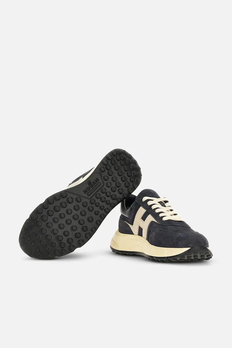Hogan Hyperlight Camoscio Blu Uomo-5