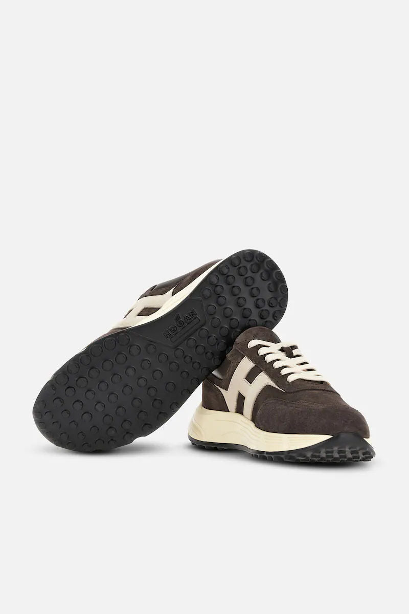 Hogan Hyperlight Camoscio Marrone Uomo-4