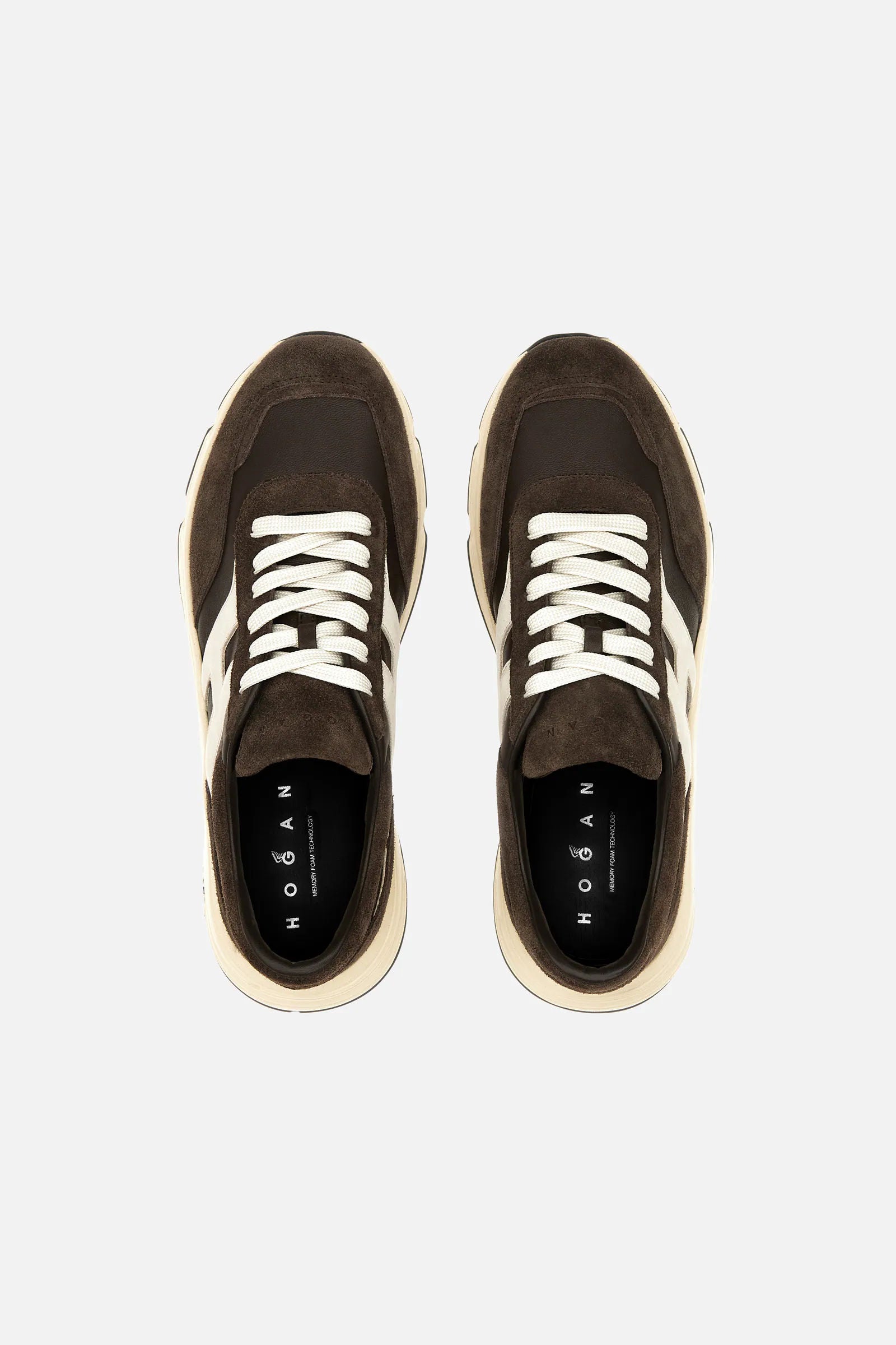 Hogan Hyperlight Suede Marrone Uomo-5