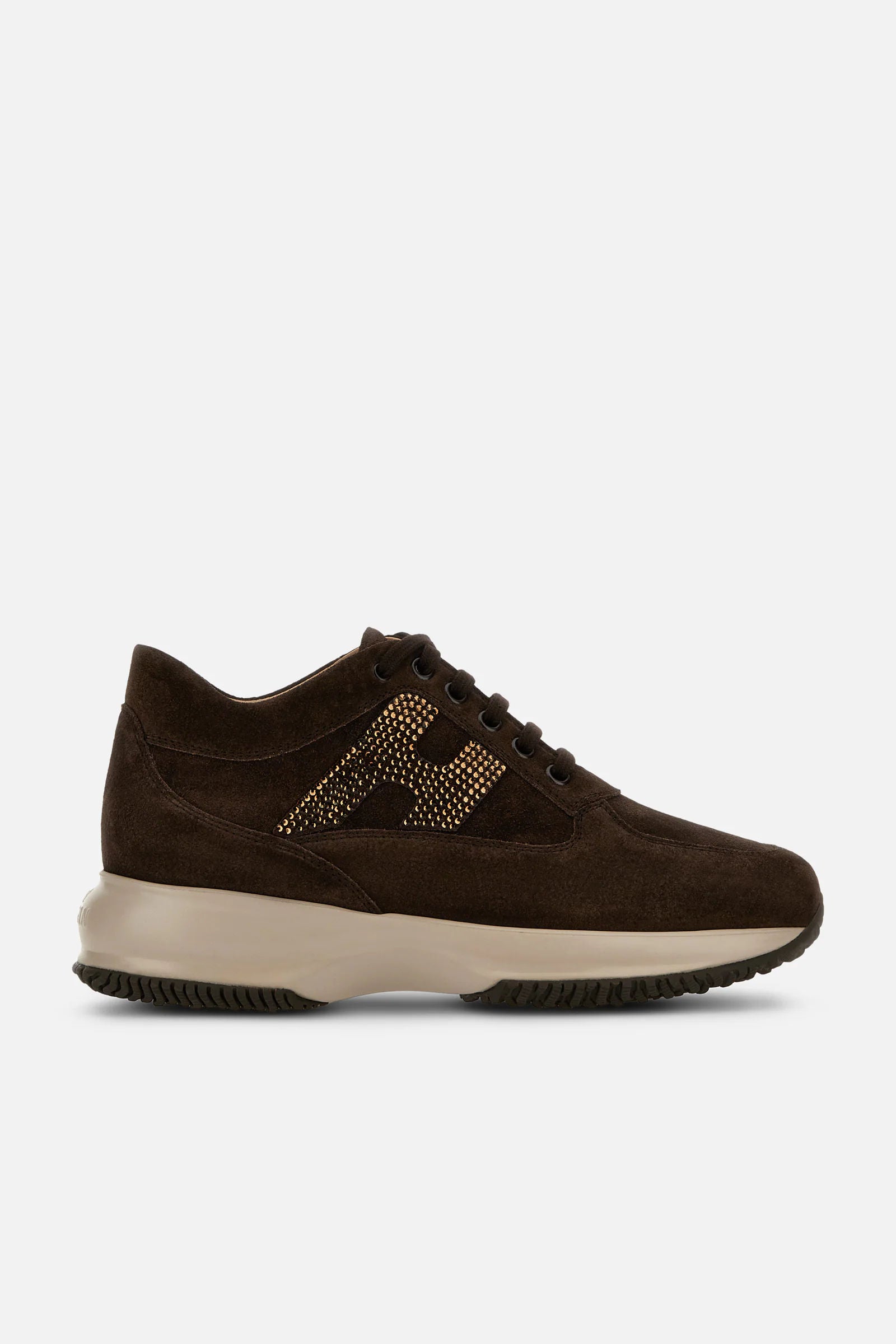 Hogan Interactive H Strass Cioccolato Donna-1