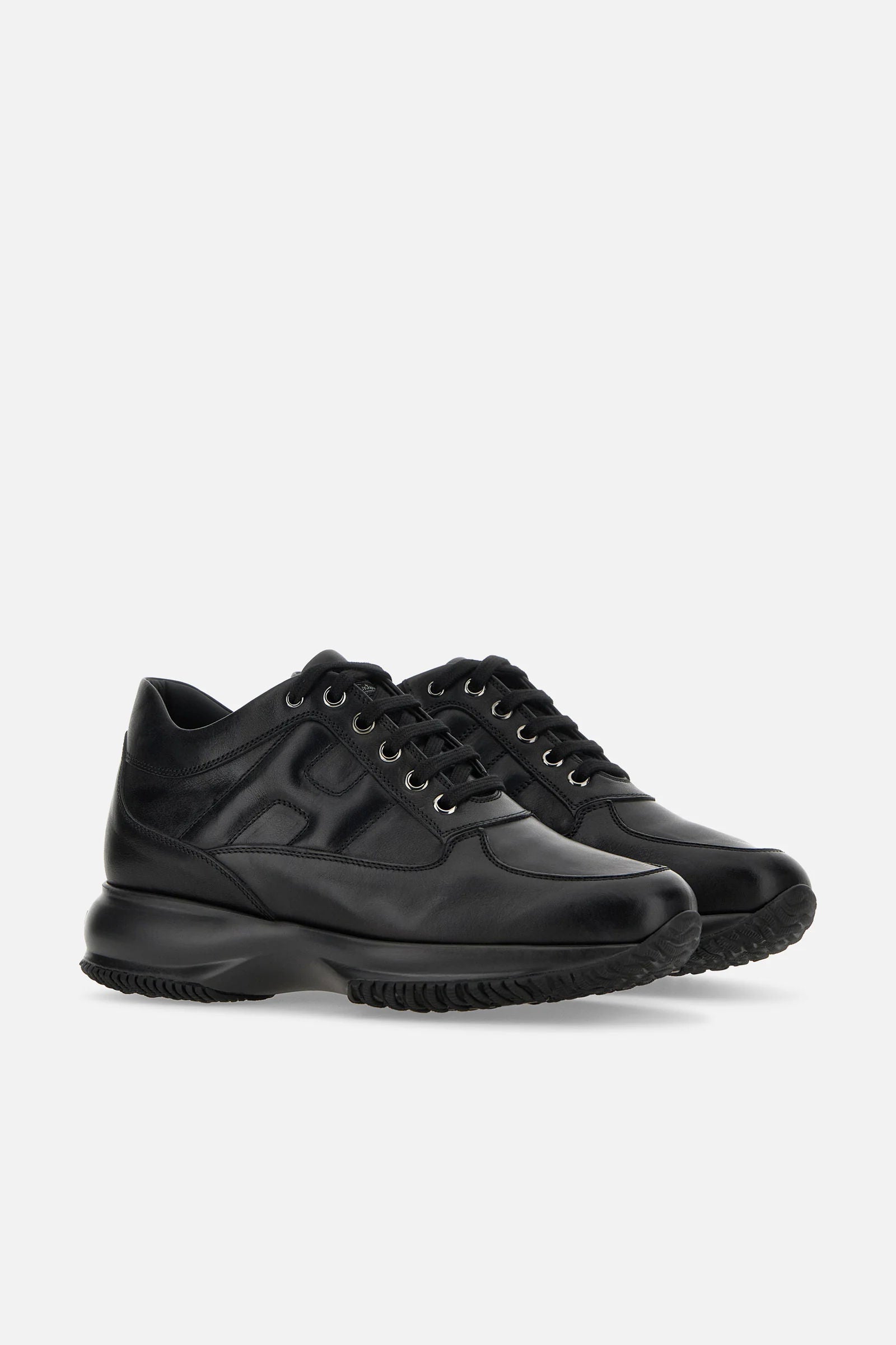 Hogan Interactive In Pelle Nero Donna-2