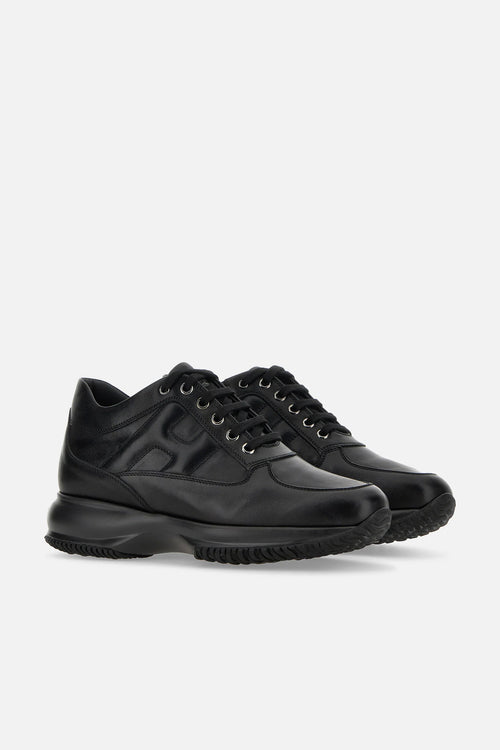Hogan Interactive In Pelle Nero Donna-2
