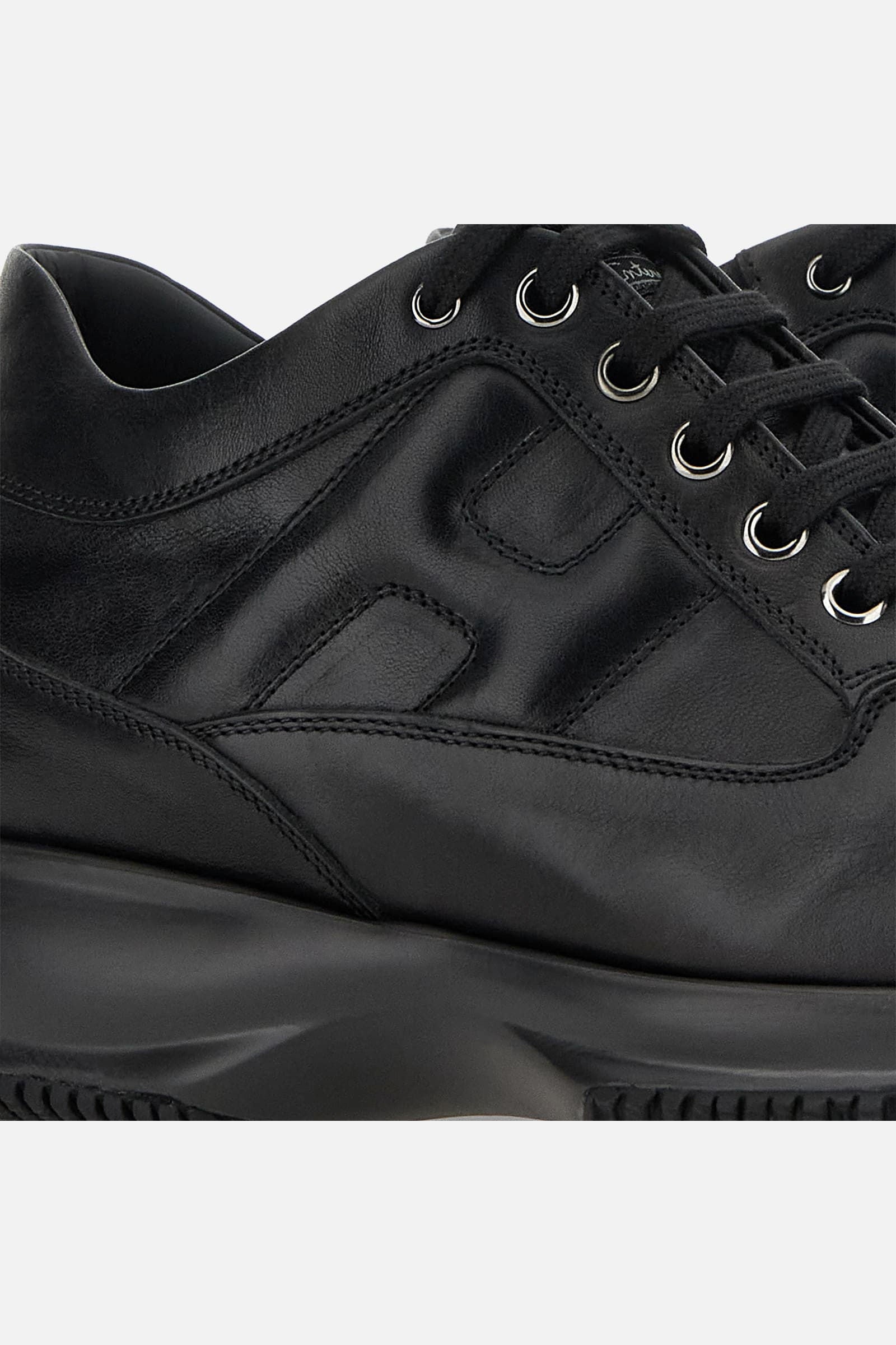 Hogan Interactive In Pelle Nero Donna-6