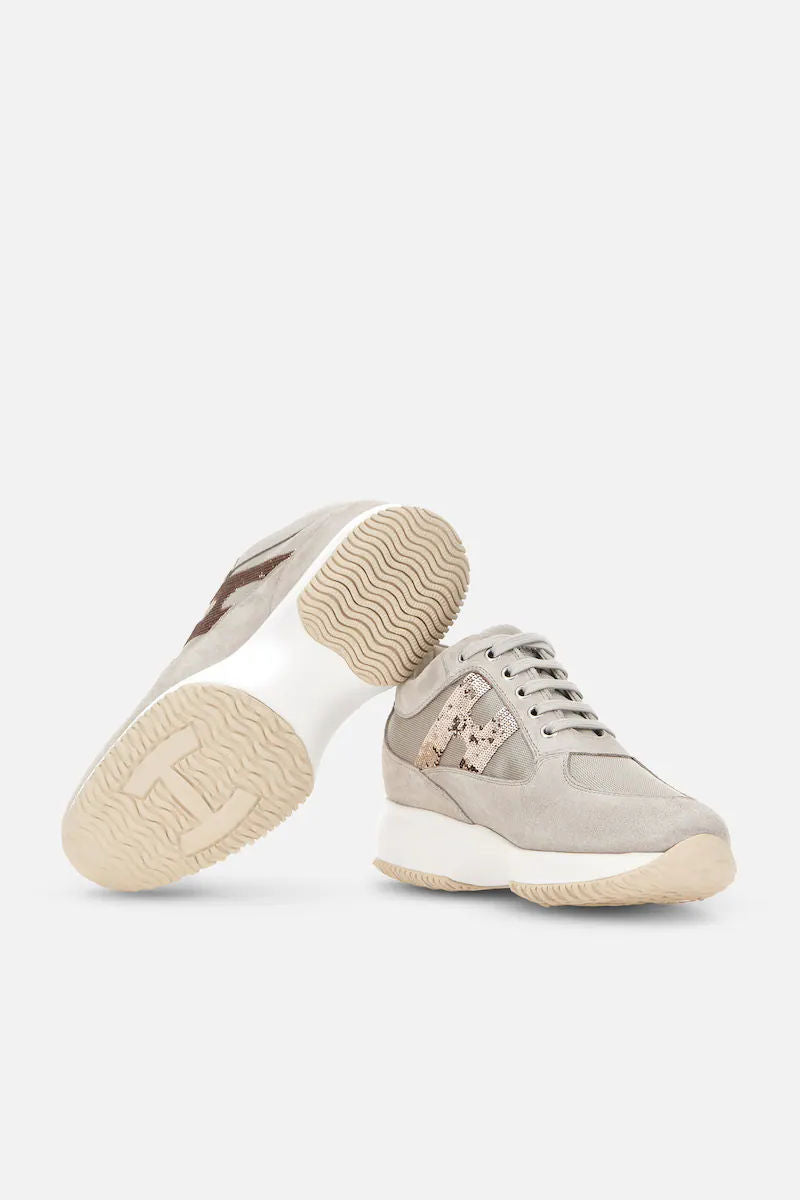 Hogan Interactive Paillettes Tortora Donna-5