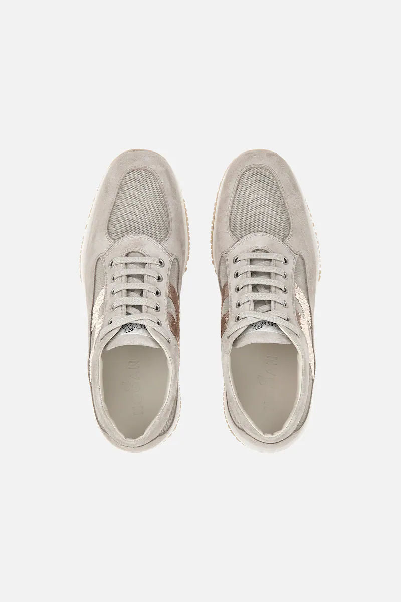 Hogan Interactive Paillettes Tortora Donna-6