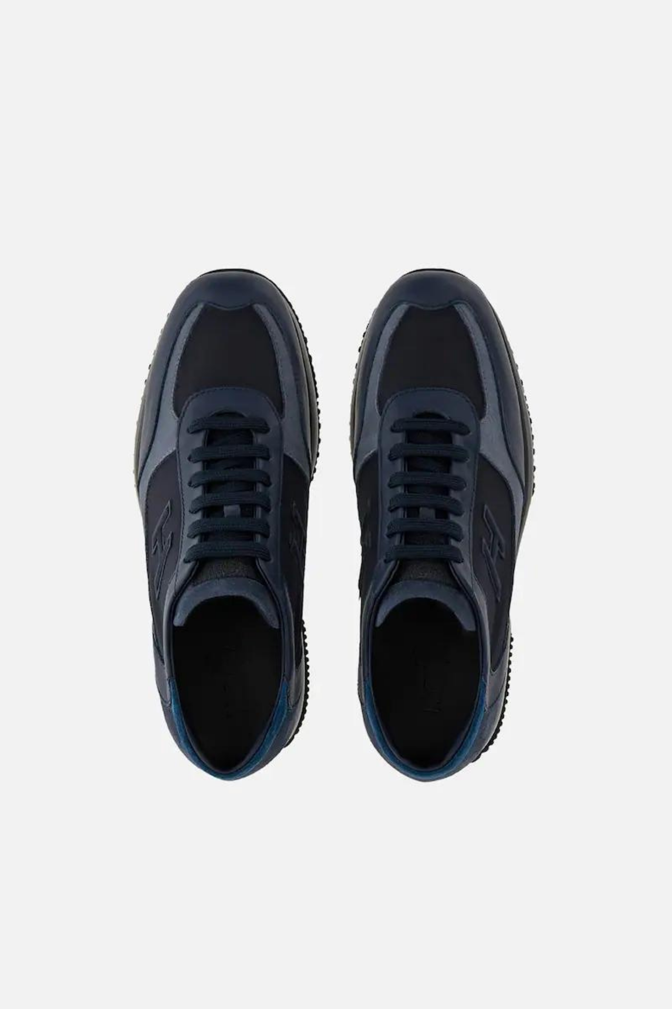 Hogan Interactive Pelle e Suede Blu Uomo