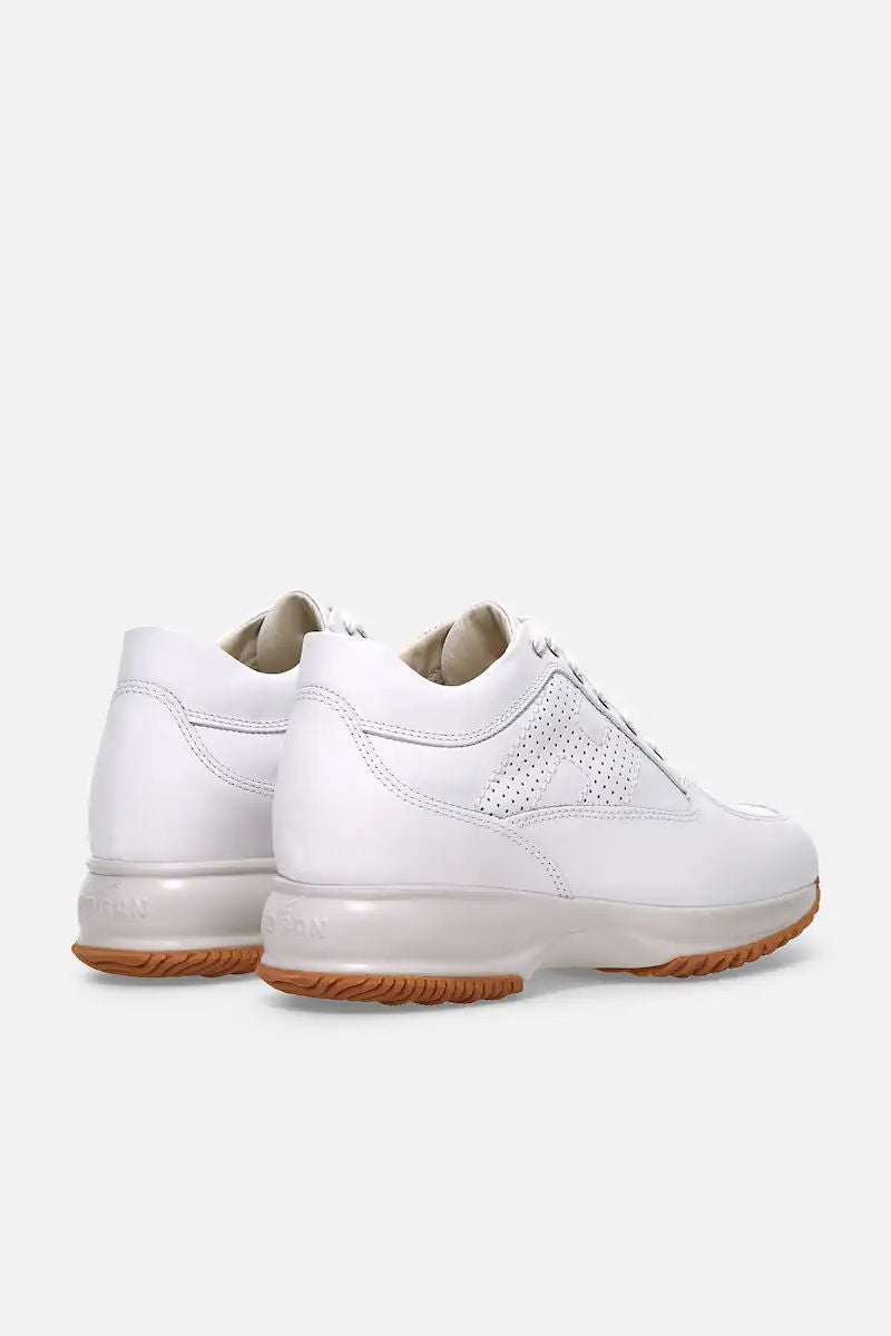 Hogan Interactive in Pelle Bianco Donna-3