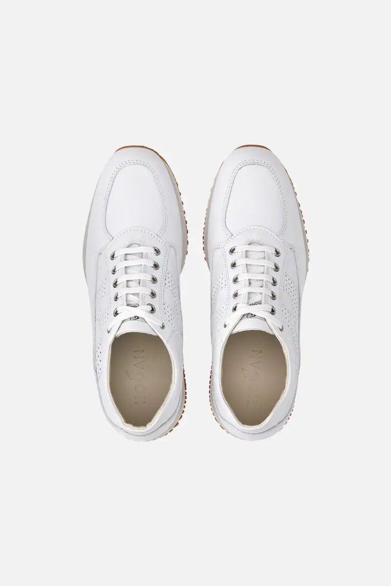 Hogan Interactive in Pelle Bianco Donna-5