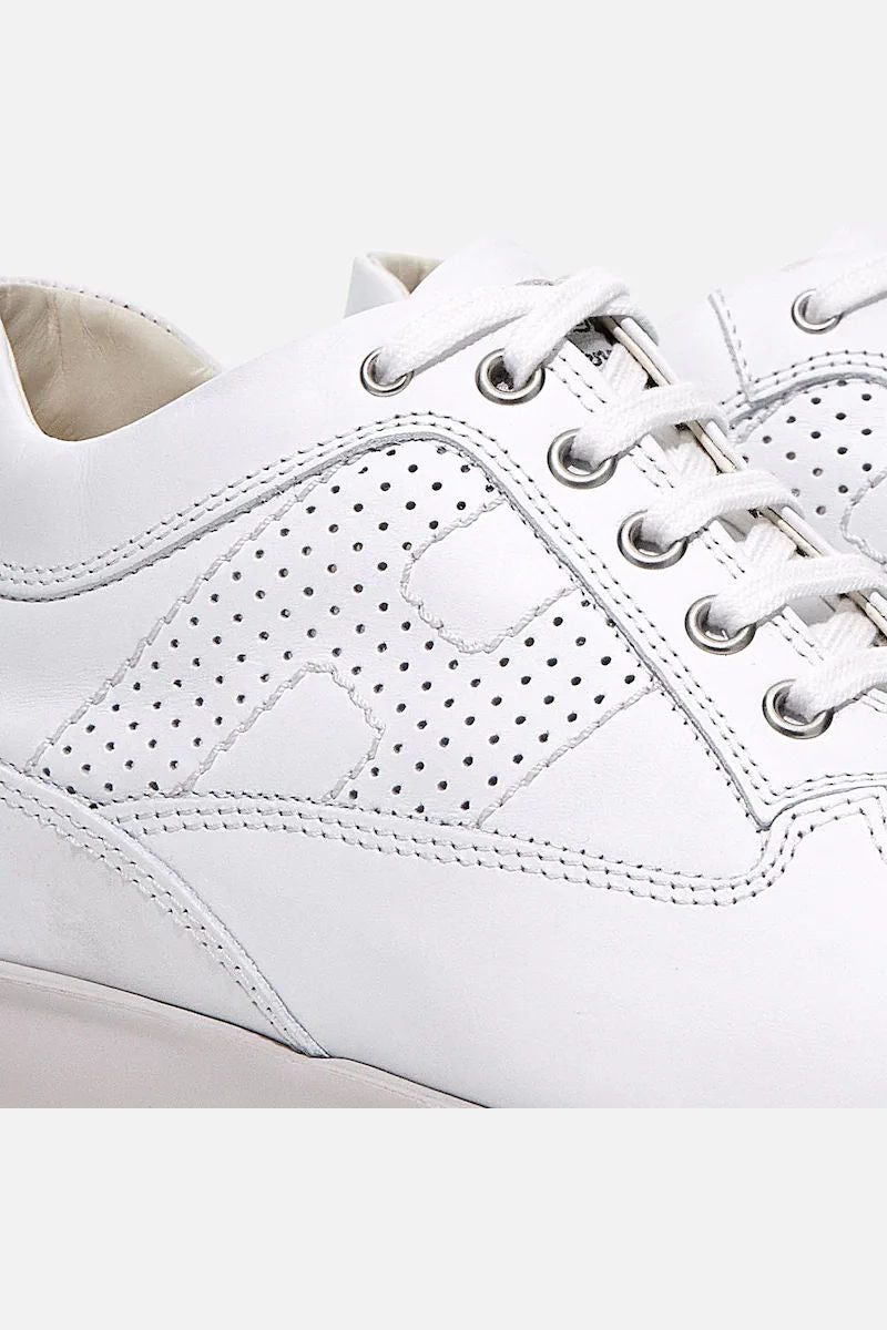 Hogan Interactive in Pelle Bianco Donna-6