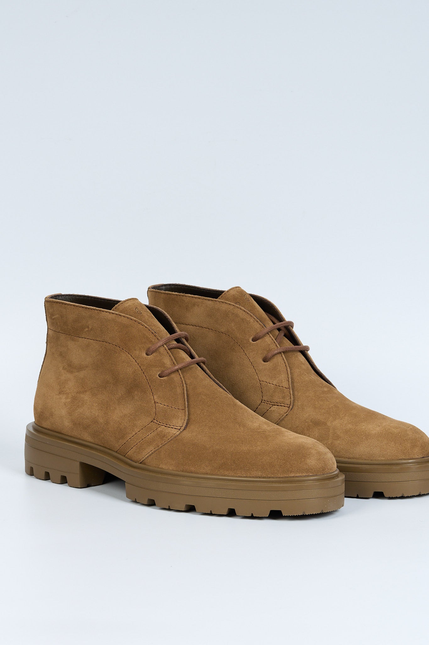 Hogan Polacco Scamosciato Marrone chiaro Uomo-2