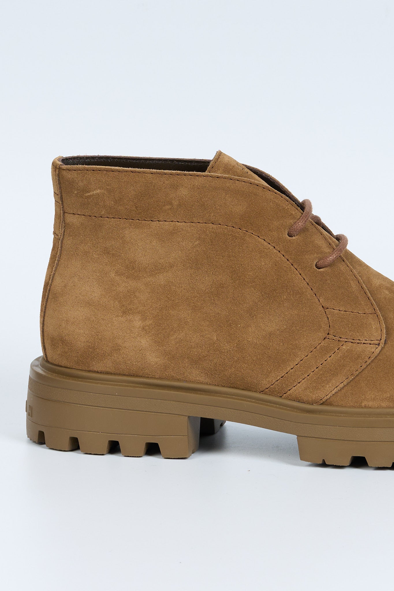 Hogan Polacco Scamosciato Marrone chiaro Uomo-4