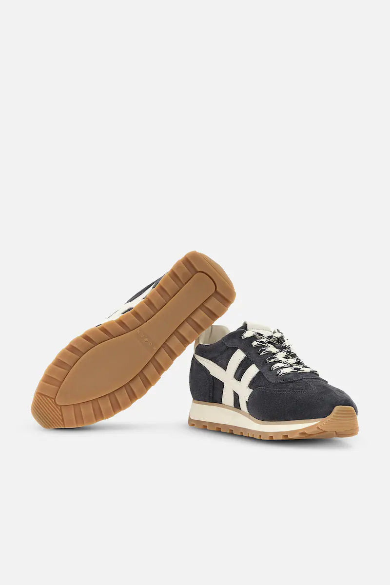 Hogan Running 86er Suede Blu Uomo-4