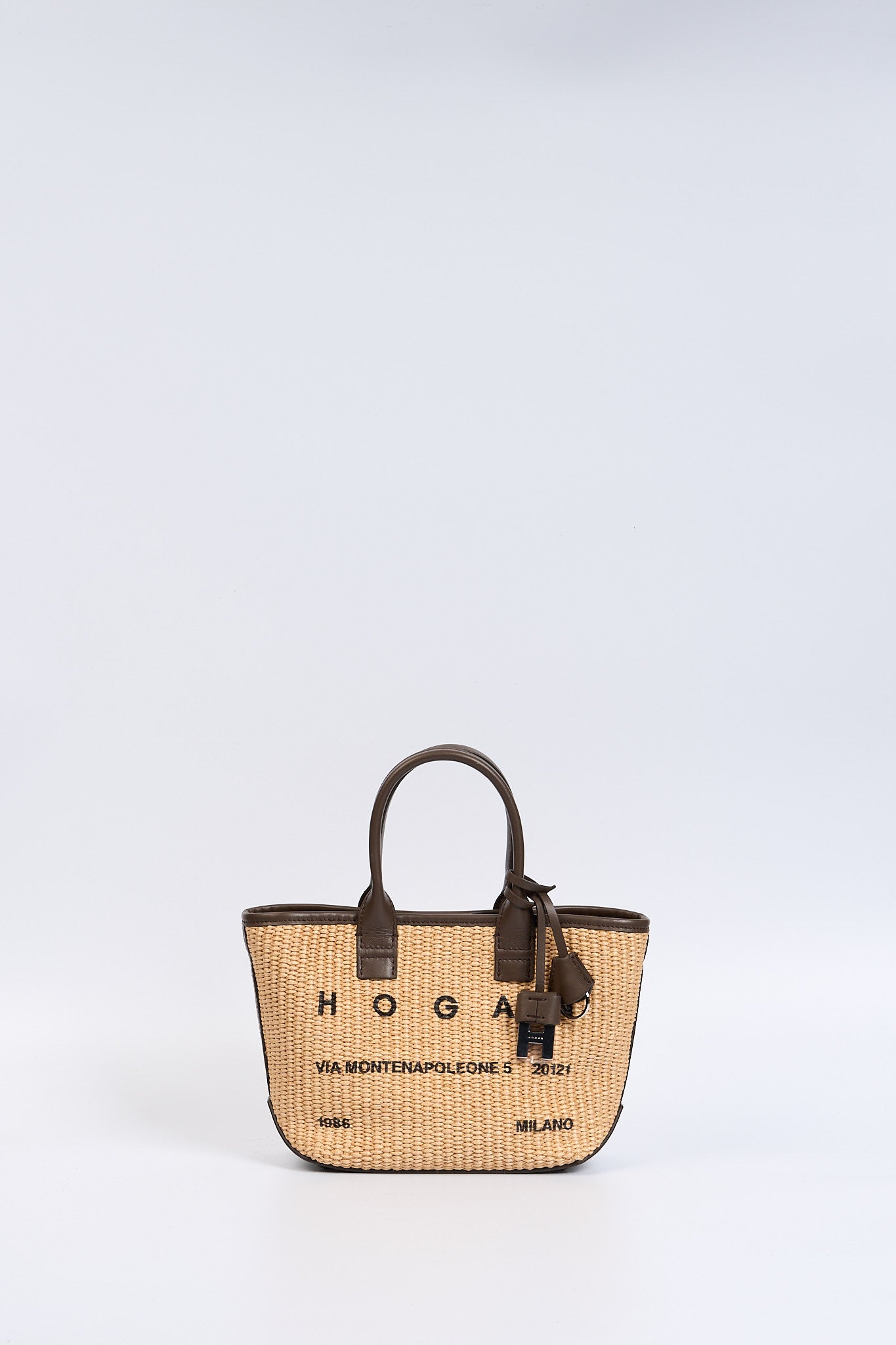 Hogan Shopping Bag MINI in Rafia Donna-2