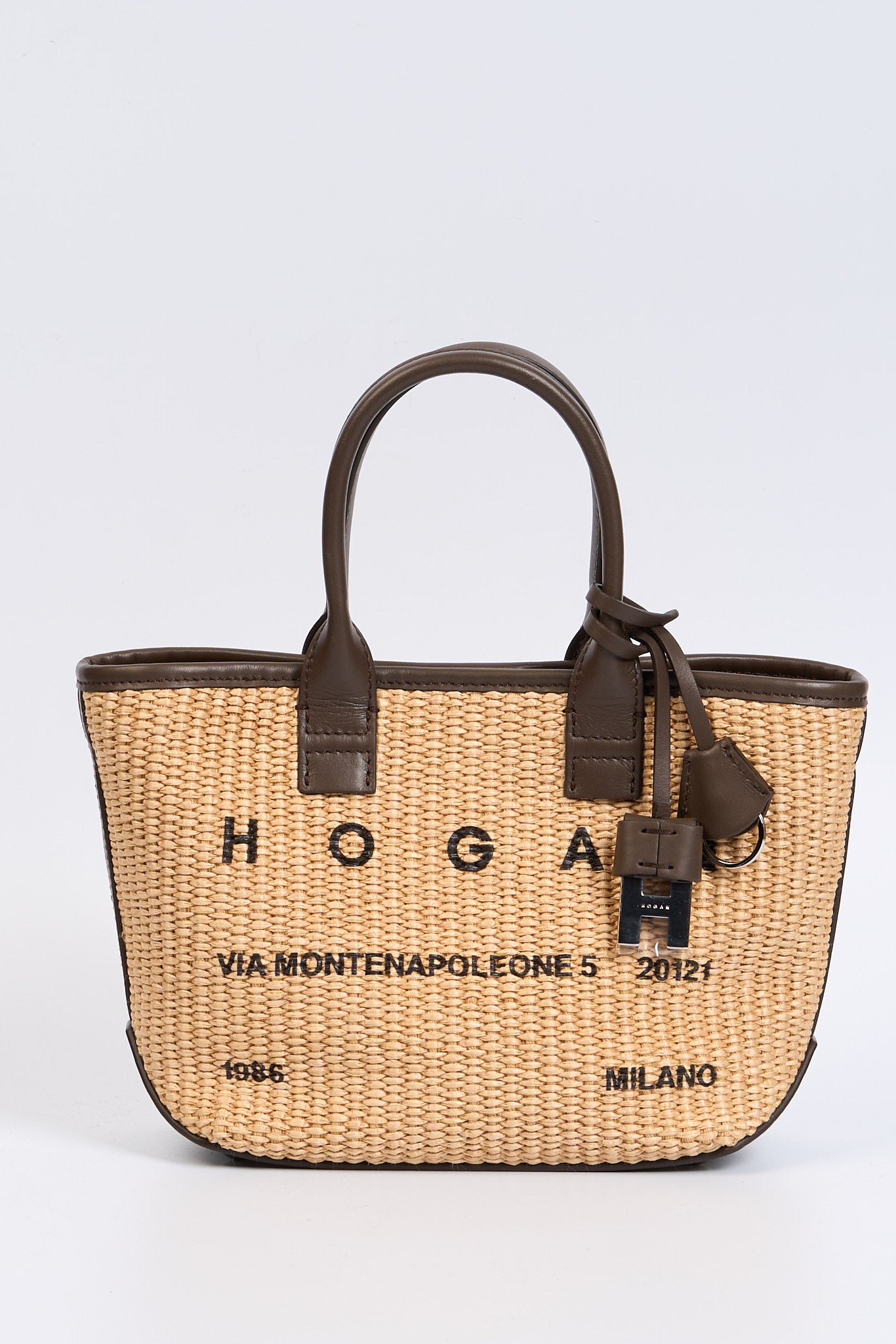 Hogan Shopping Bag MINI in Rafia Donna-4