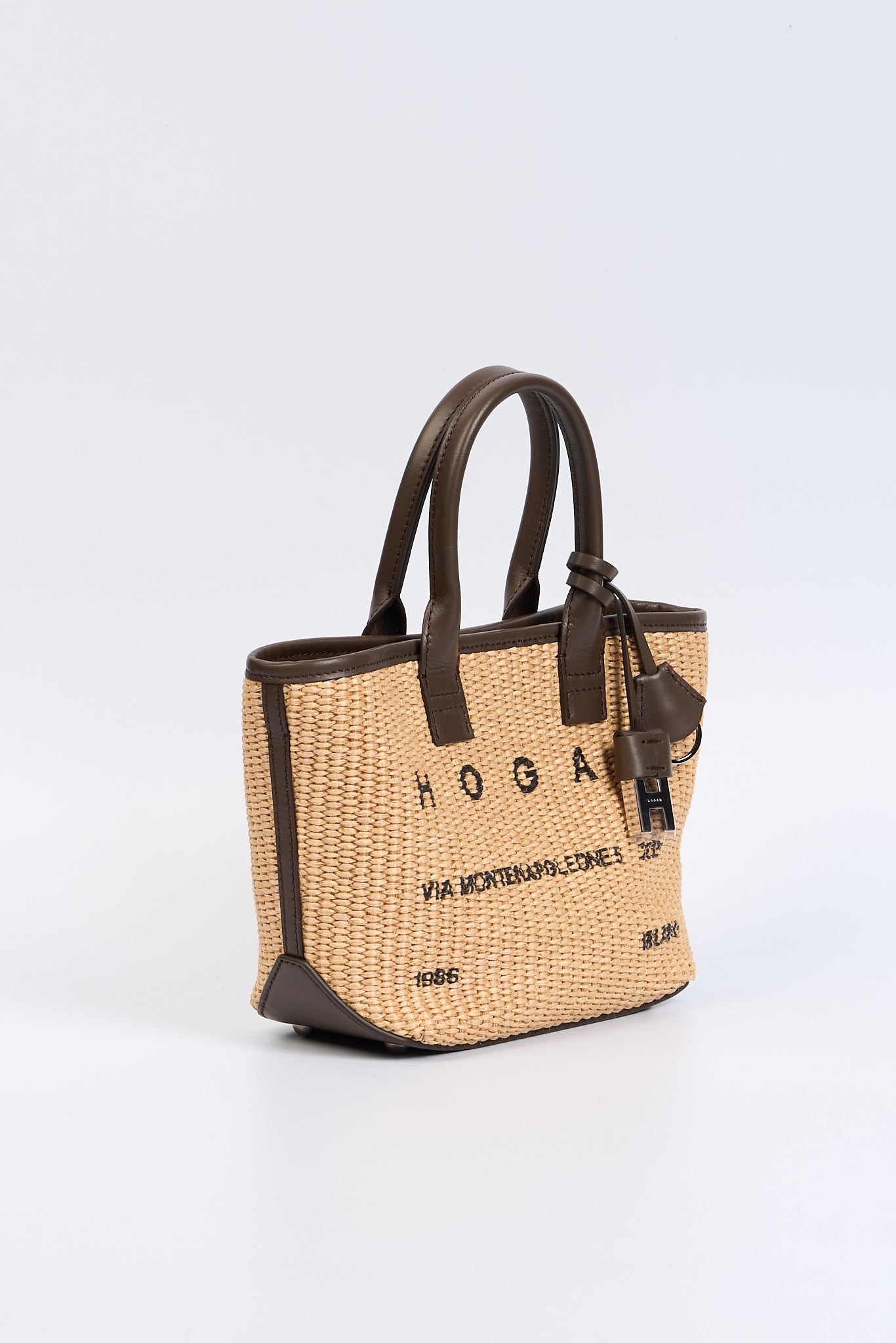 Hogan Shopping Bag MINI in Rafia Donna-5