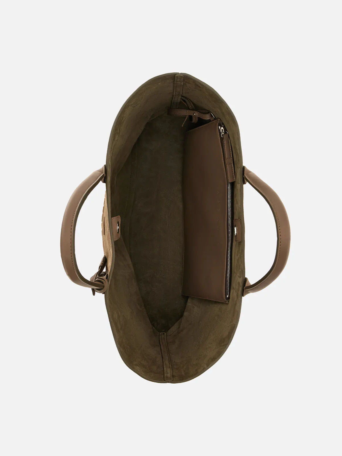Hogan Shopping Bag in Camoscio Beige Donna-6