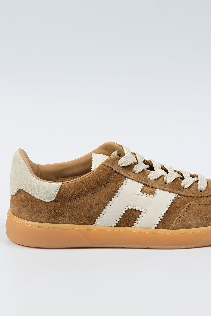 Hogan Sneaker Bassa Cool Beige/bianco Uomo-2