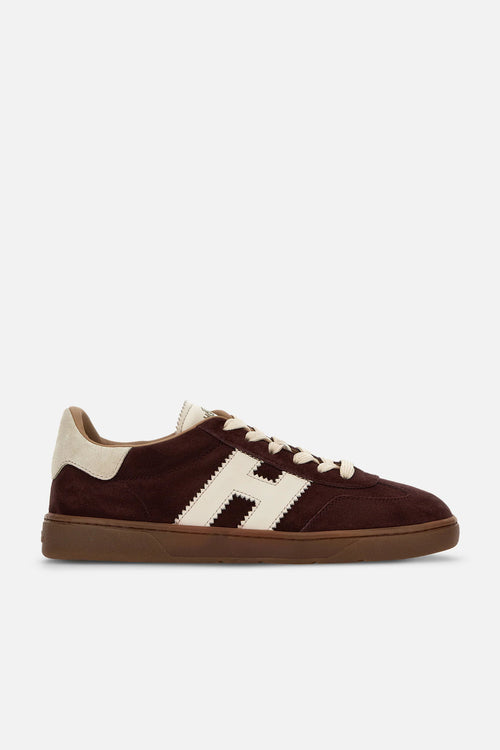 Hogan Sneaker Cool In Suede Bordeaux Donna
