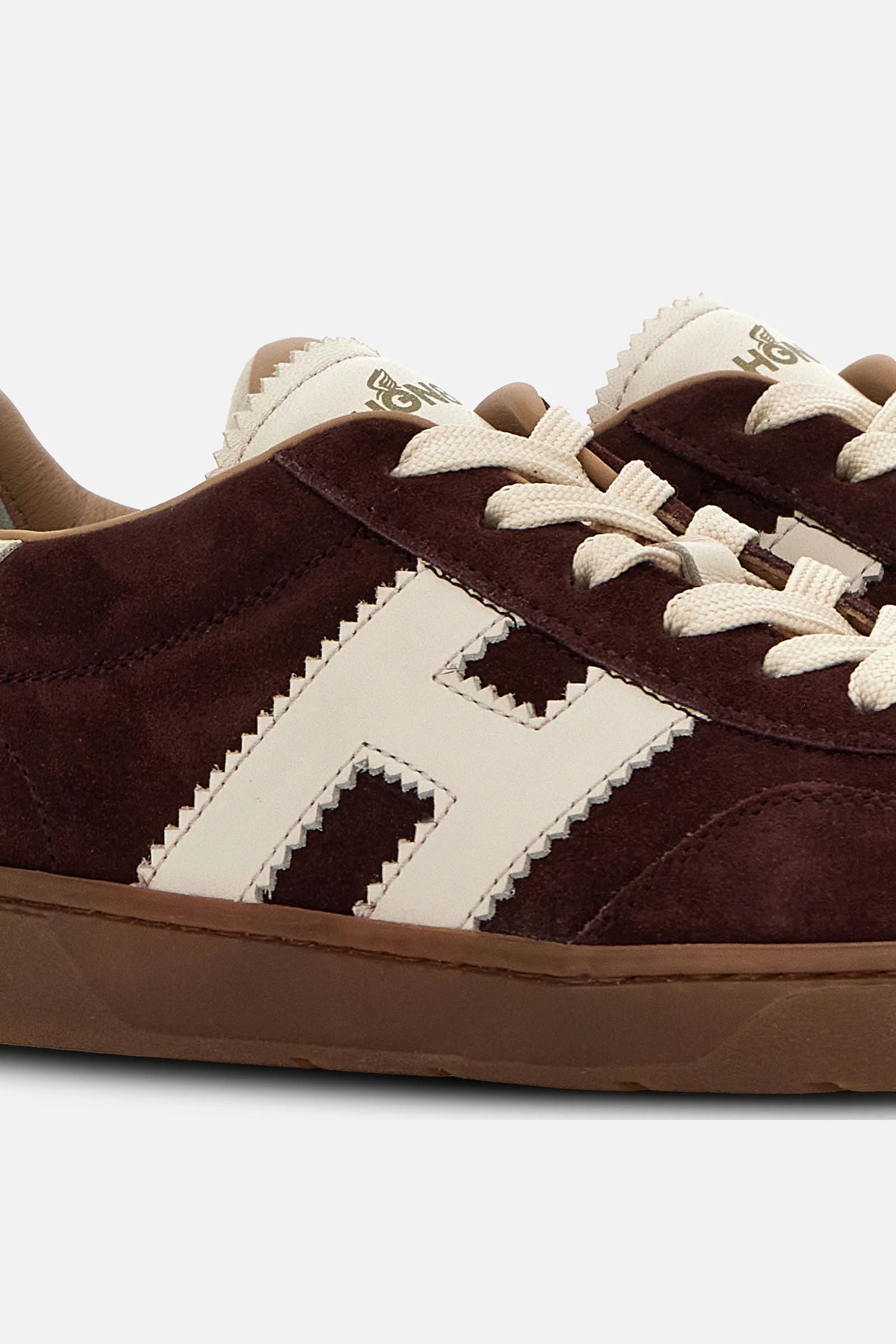 Hogan Sneaker Cool In Suede Bordeaux Donna-6