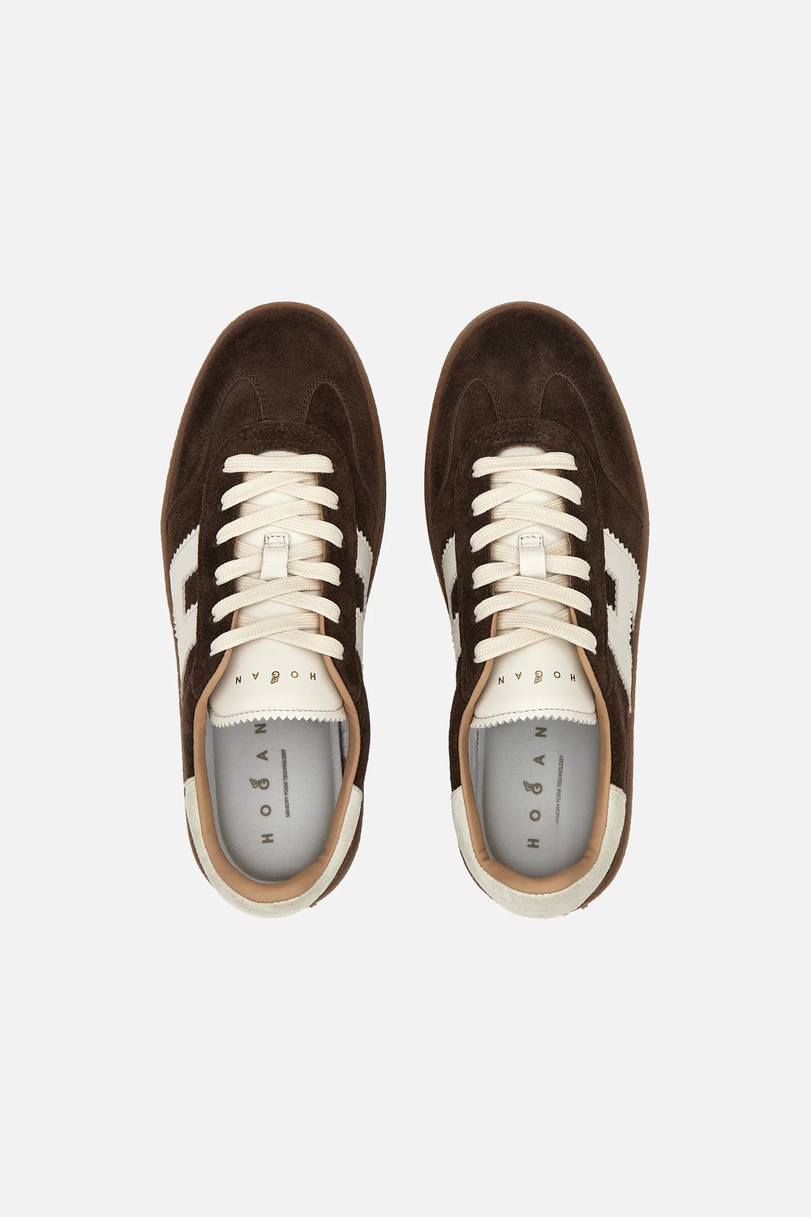 Hogan Sneaker Cool Platform Suede Cioccolato Donna-5
