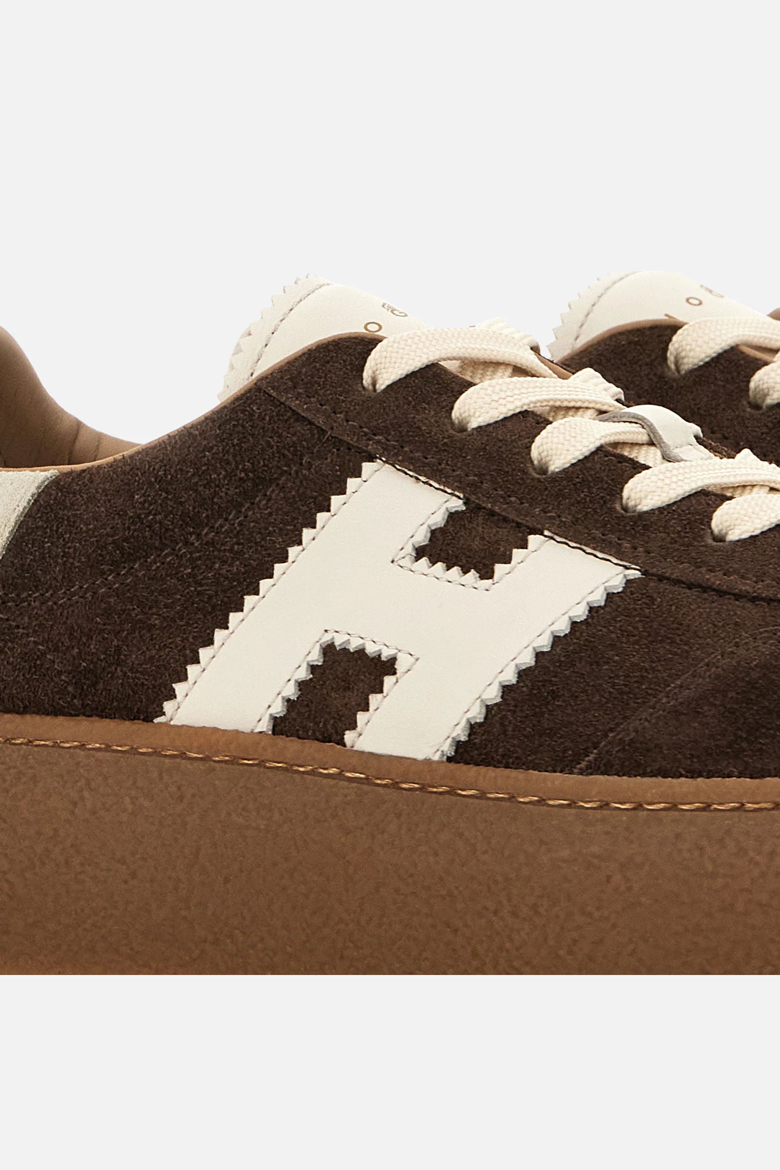 Hogan Sneaker Cool Platform Suede Cioccolato Donna-6