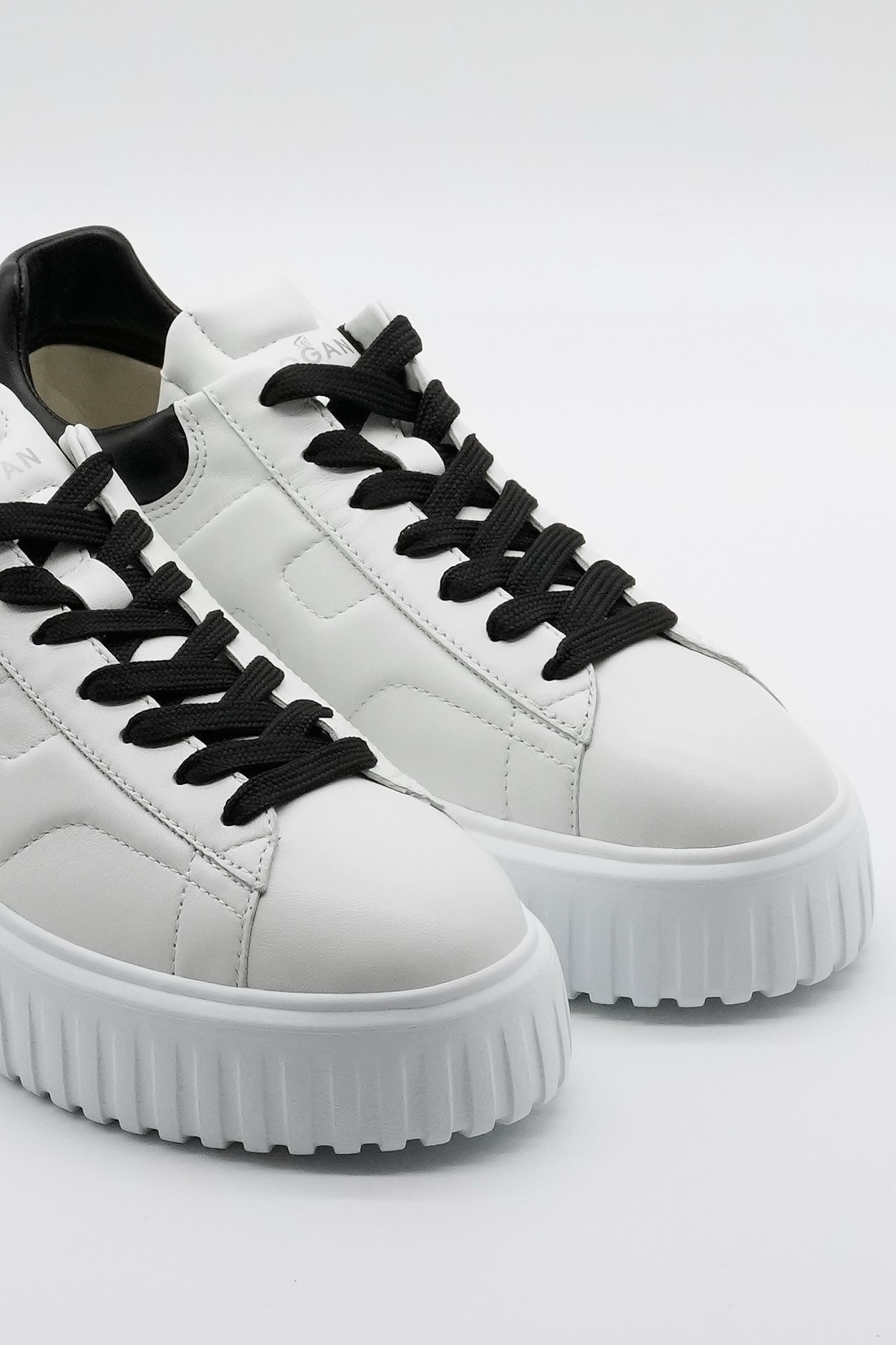 Hogan Sneaker H-stripes Bianco/nero Donna-6