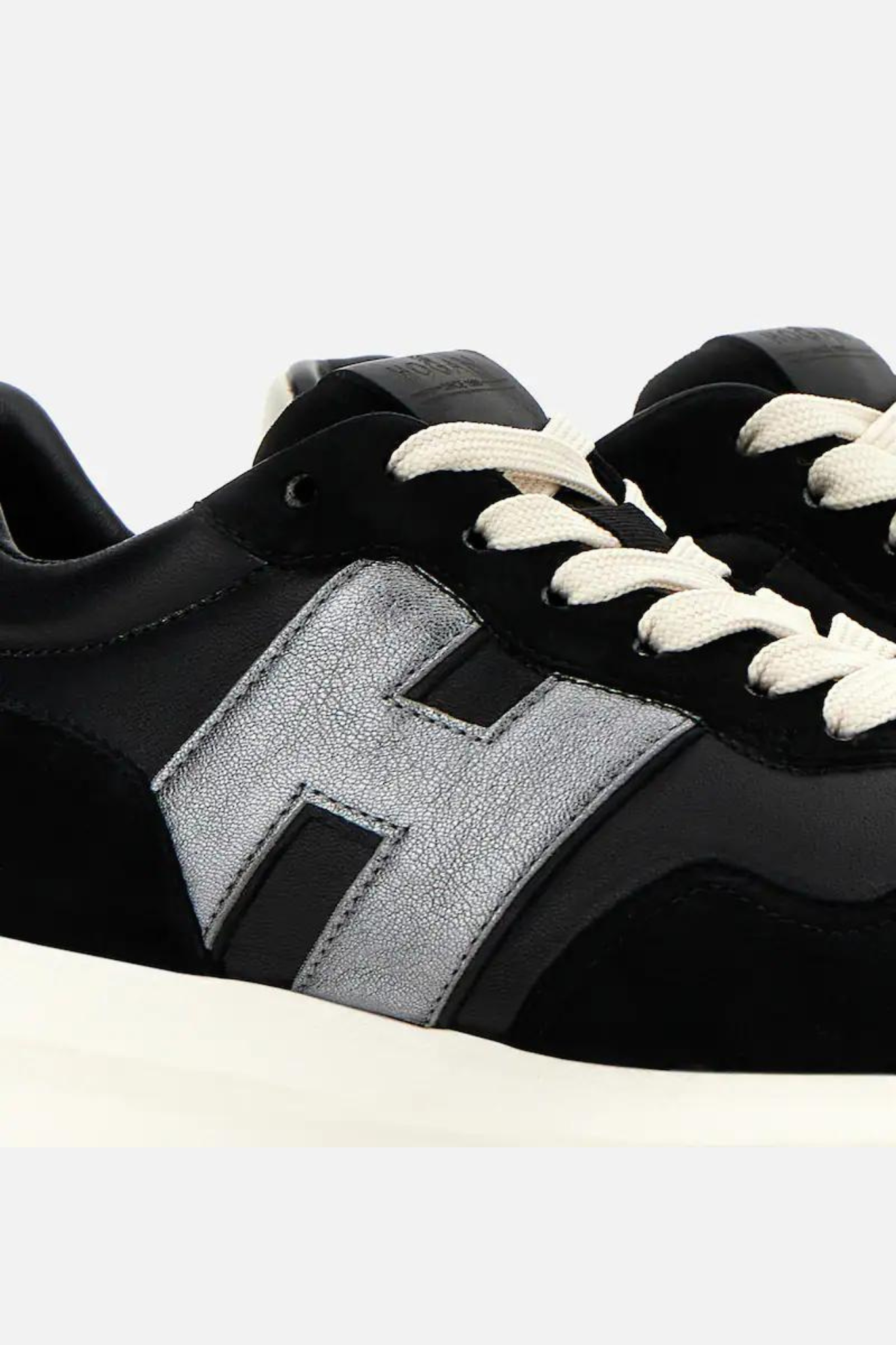 Hogan Sneaker H641 Black/Silver Women-6